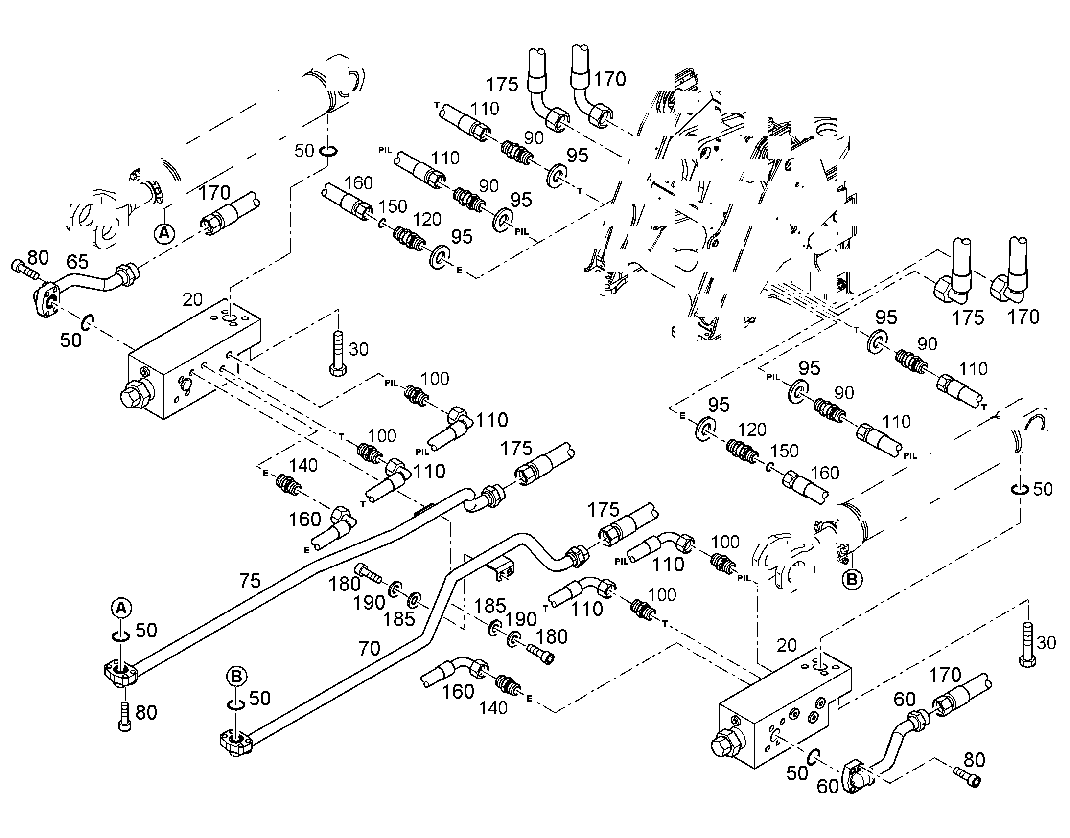 ШТУЦЕР Д/ПЕРЕГОРОДКИ SV 8S M16X1,5 12216638 LIEBHERR