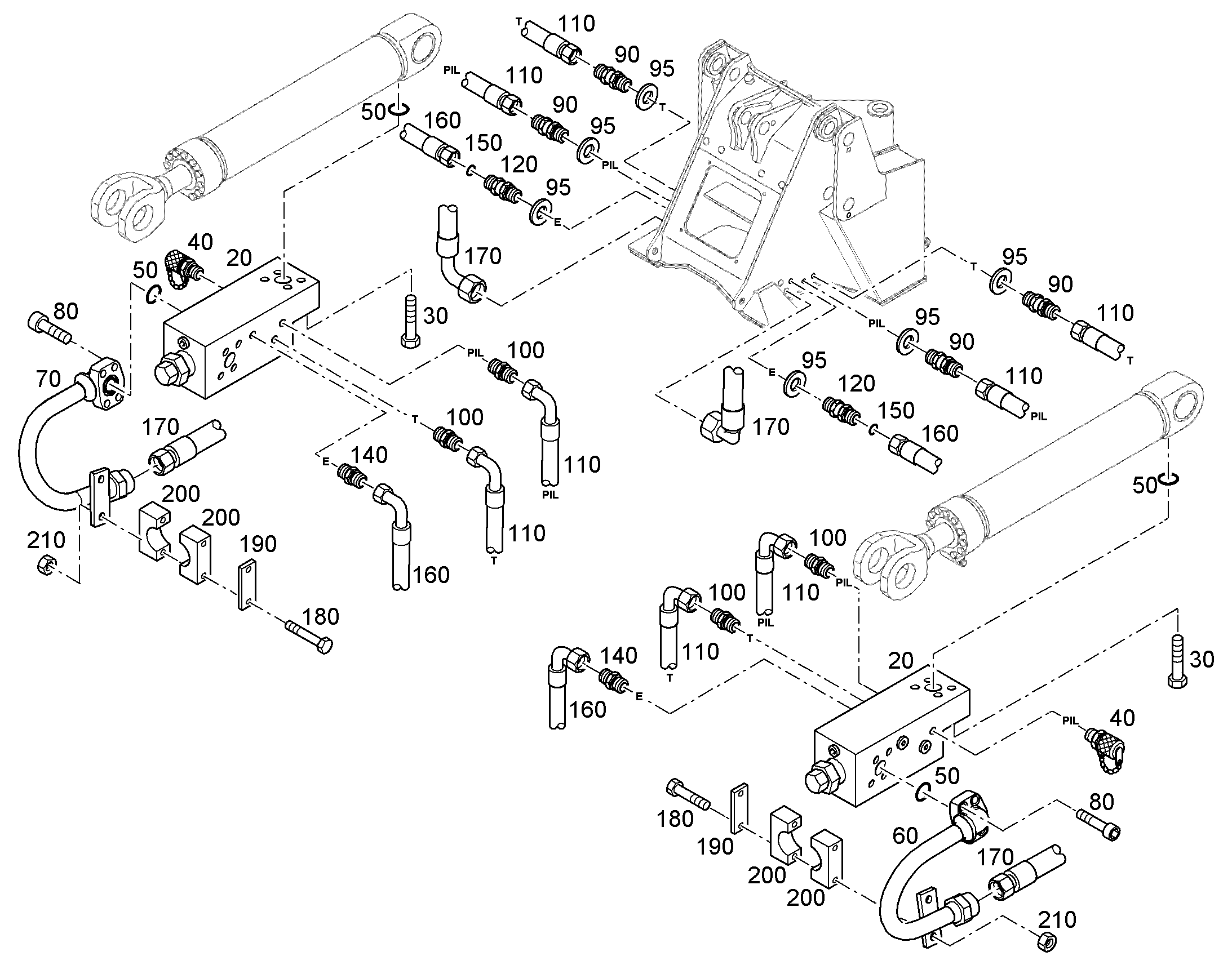 ТРУБОПРОВОД НАПОРНЫЙ 25X3,5 11376341 LIEBHERR