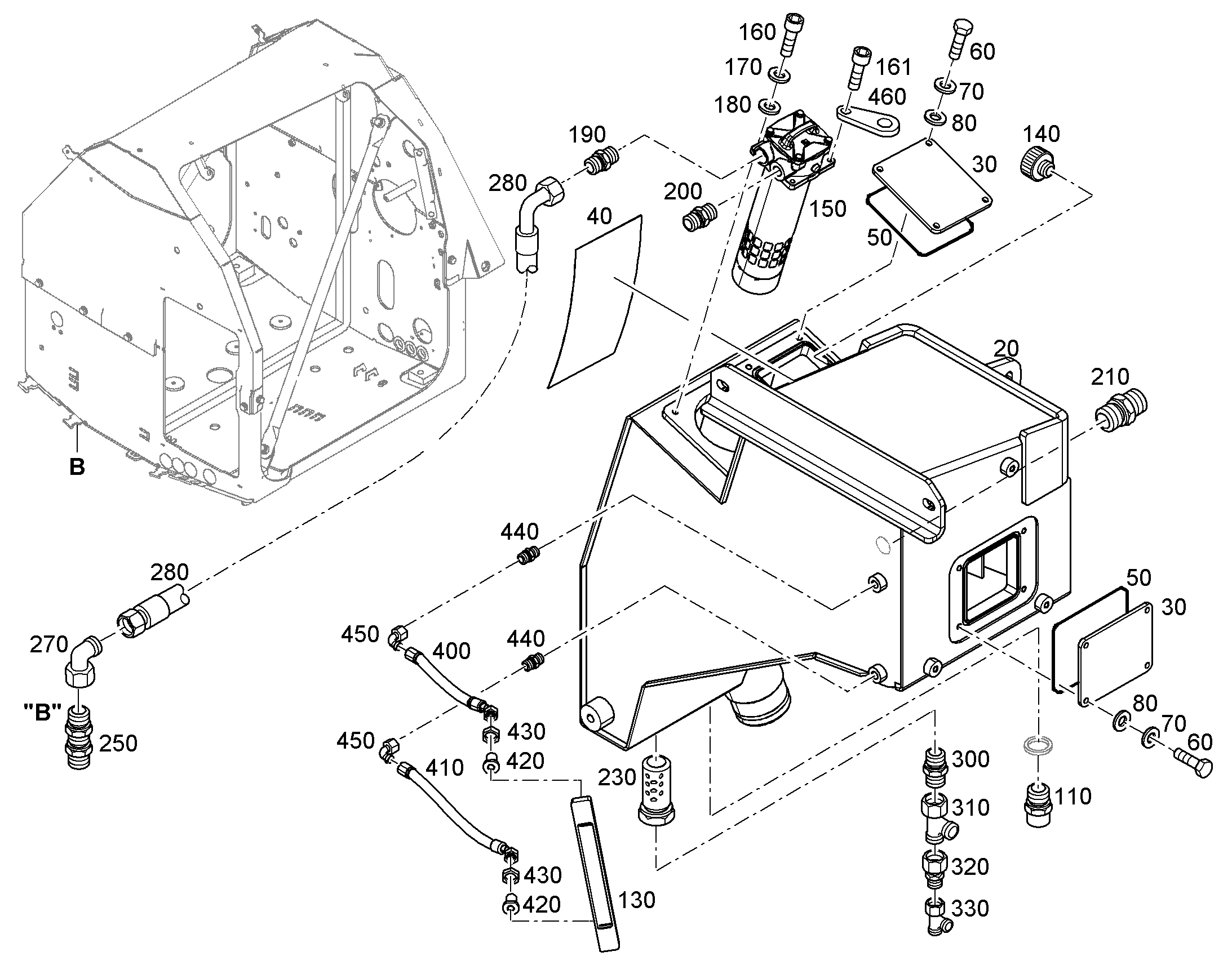 ФИЛЬТР ПРОДУВОЧНЫЙ 2µm 10222393 LIEBHERR