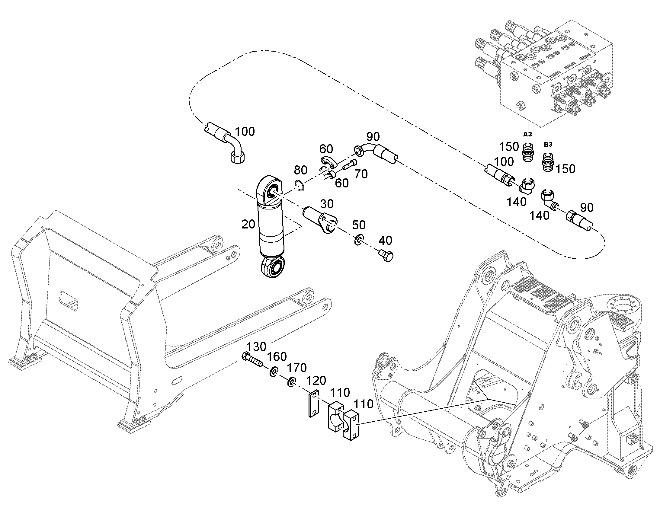 КЛЕММА ПОЛОВИННАЯ DIN 3015-2 S 2 G 22 PP SW 7373129 LIEBHERR