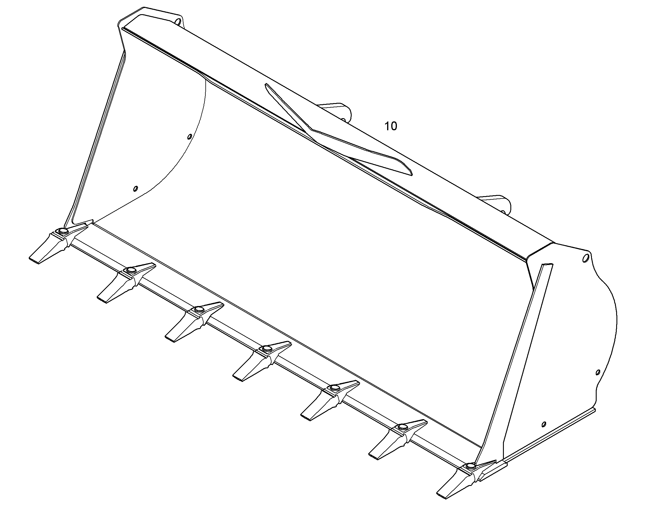 КОВШ 2100mm 1,0m³ 11392945 LIEBHERR