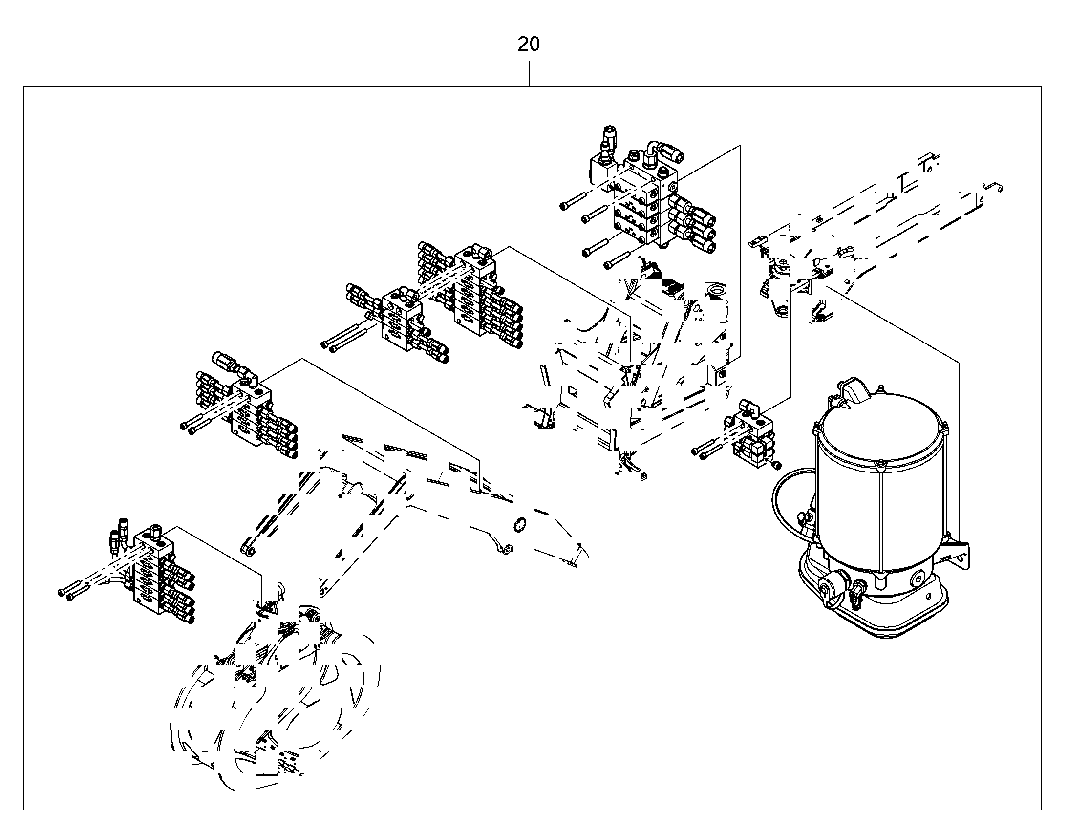 СИСТЕМА СМАЗКИ 10813510 LIEBHERR