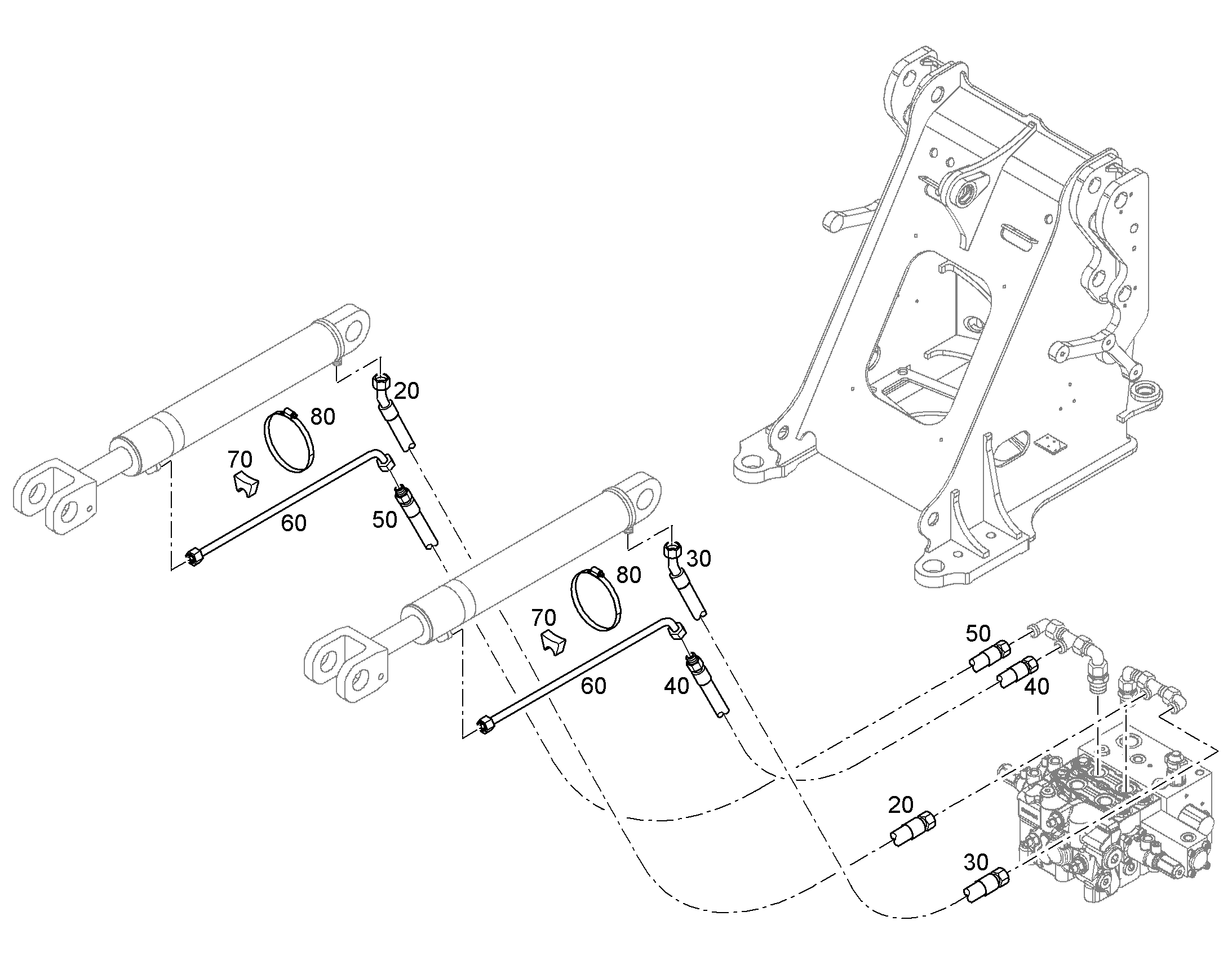 ШЛАНГ 12X1600 7005890 LIEBHERR