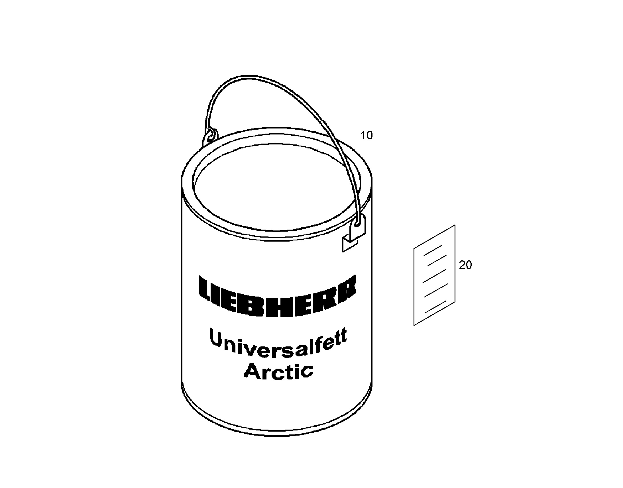 НАКЛЕЙКА 10678132 LIEBHERR