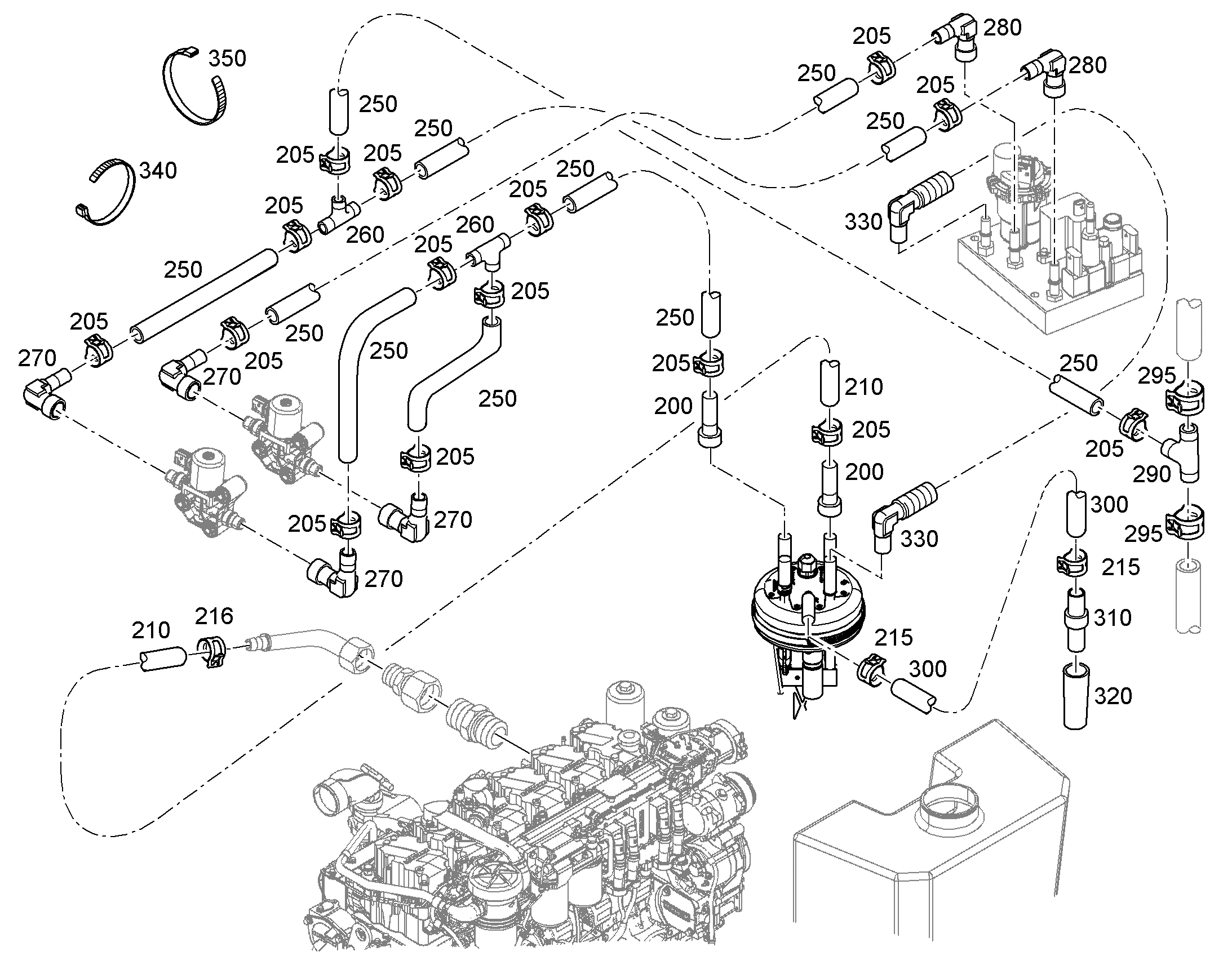 СОЕДИНЕНИЕ ШТЕКЕРНОЕ PA66 12221177 LIEBHERR