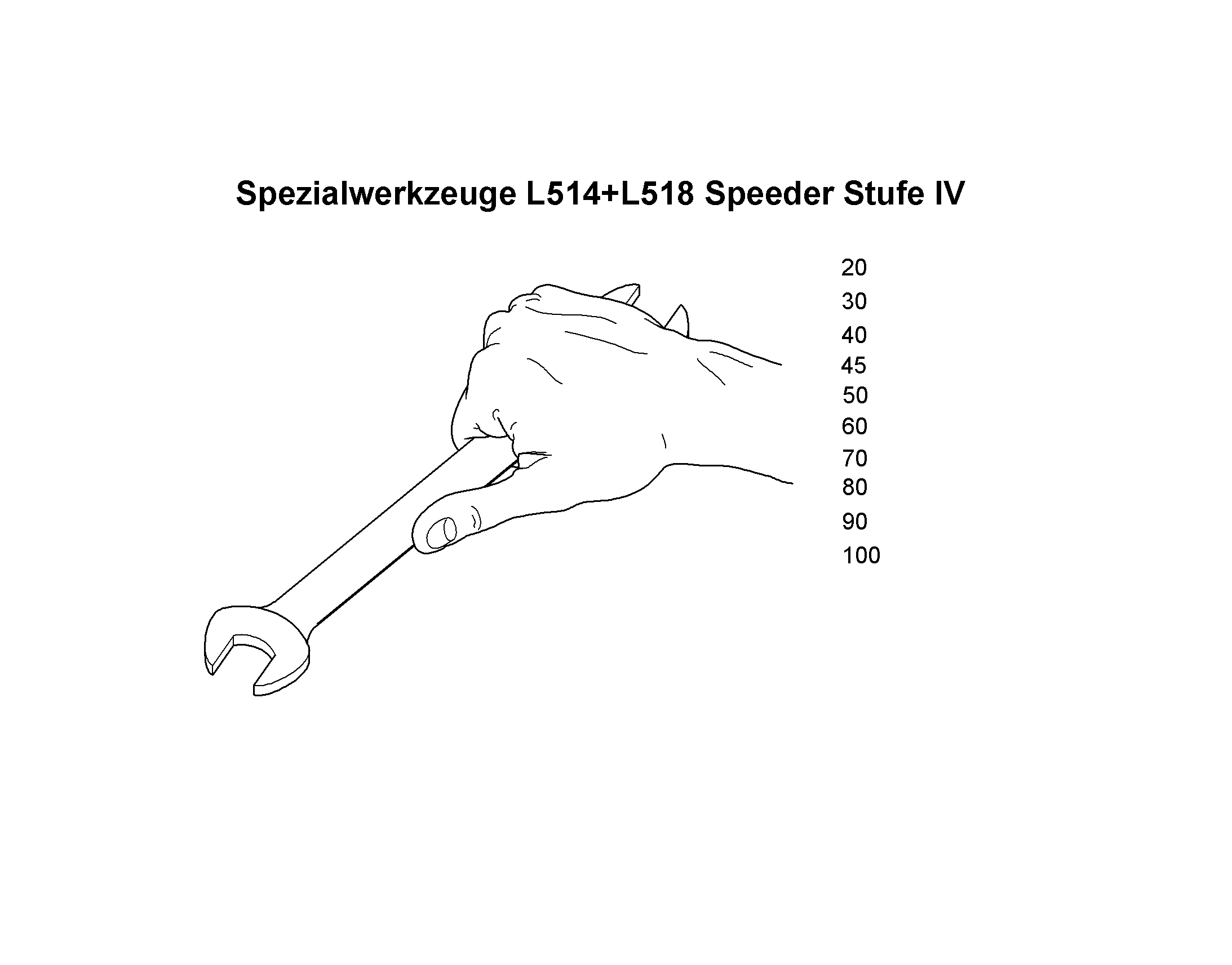 SPECIAL TOOL FOR OP. BRAKE 13523677 LIEBHERR