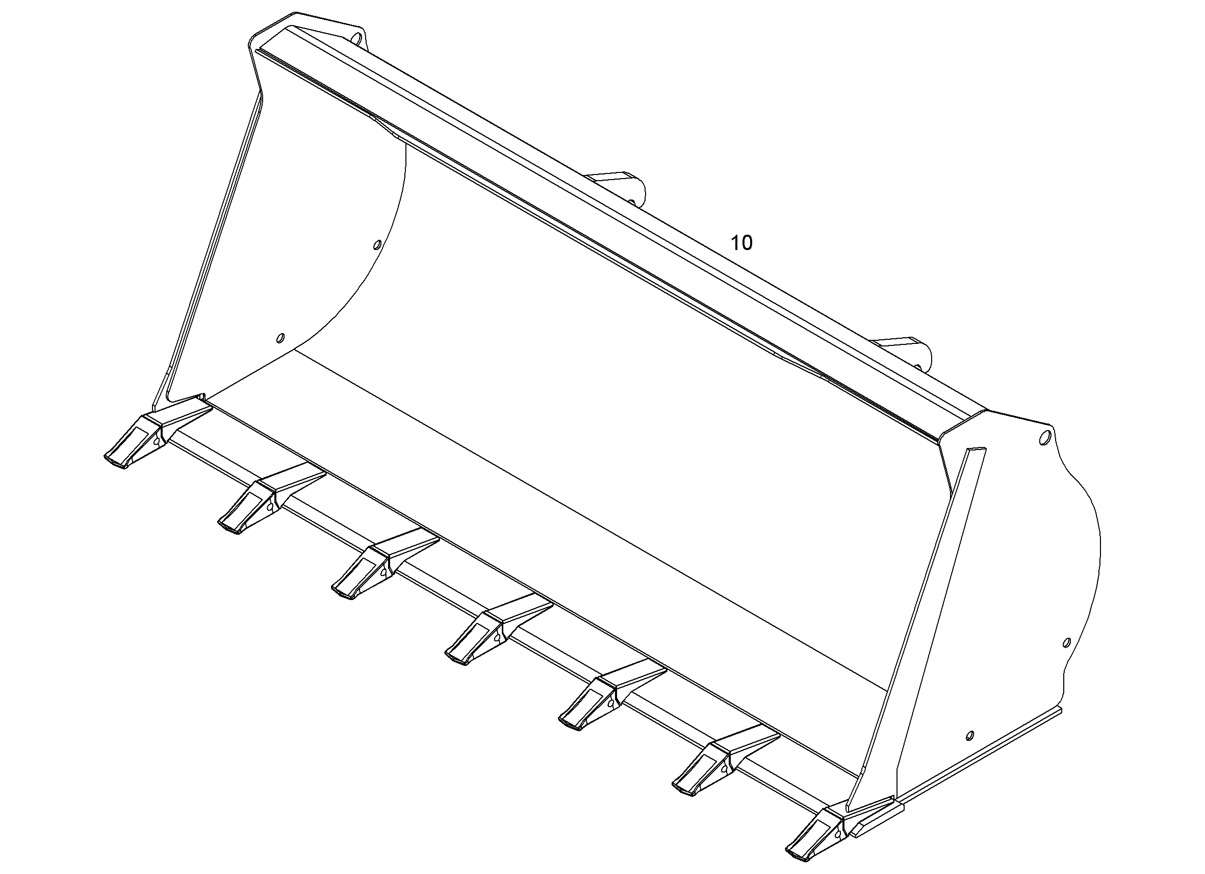 КОВШ 2400mm 1,7m³ 12500137 LIEBHERR