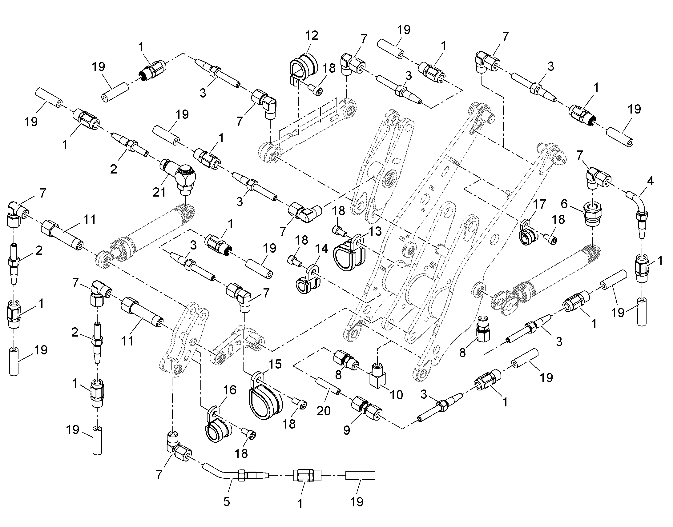 ХОМУТ-ДЕРЖАТЕЛЬ DIN 3016 D1 12X12 W1-2 CR 774252714 LIEBHERR