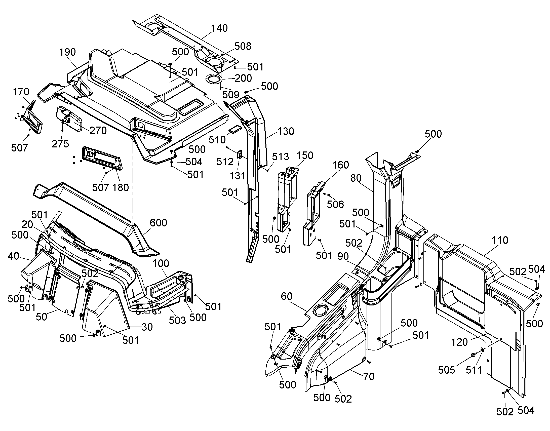 ШЕСТИГРАННАЯ ГАЙКА M4 10030141 LIEBHERR
