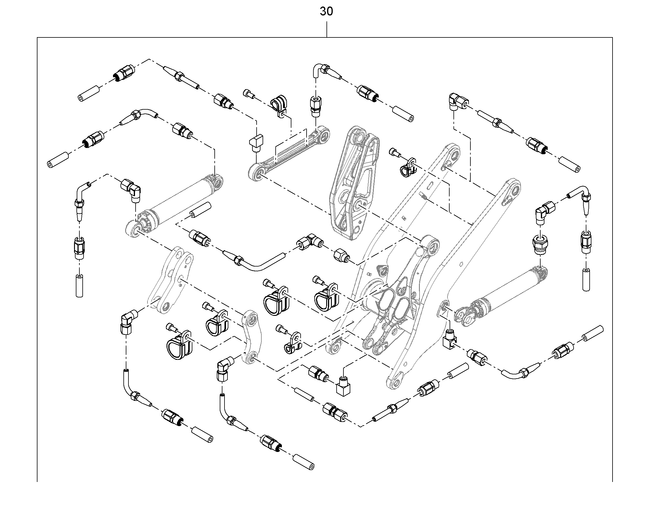 СМАЗОЧНЫЕ ЛИНИИ ПОДЪEМНИК 12226742 LIEBHERR
