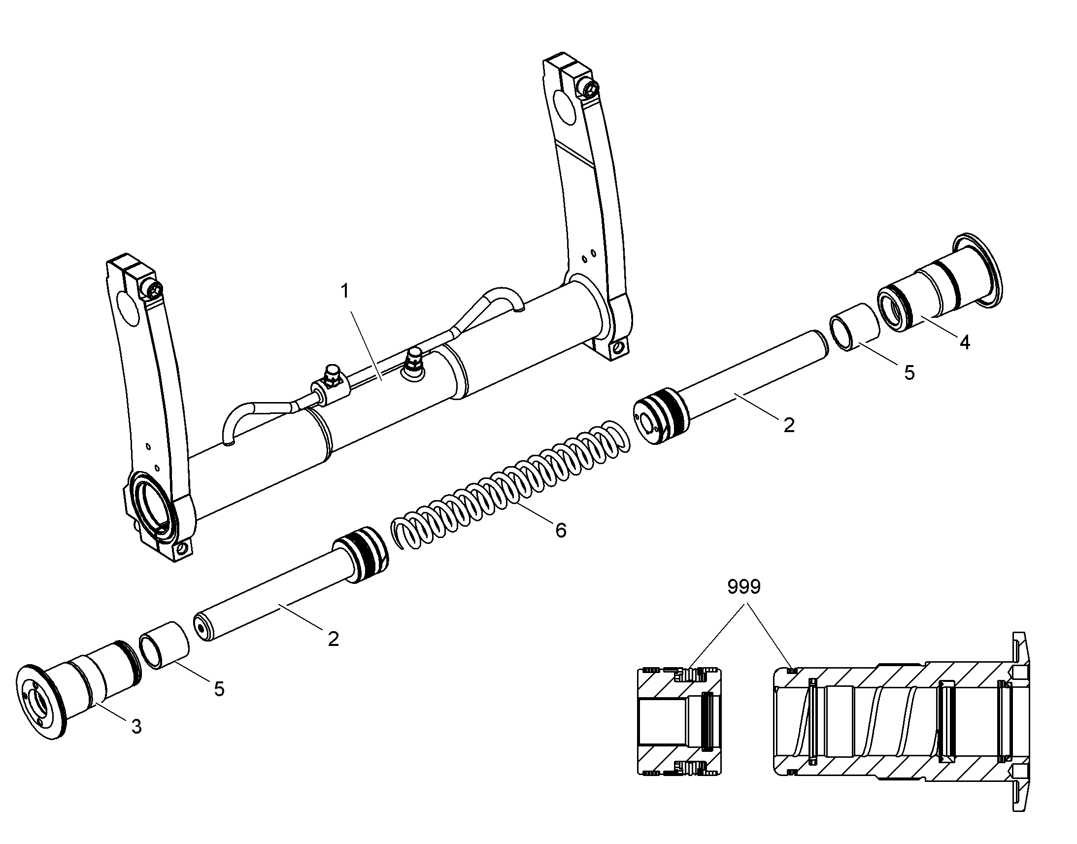 Прижимная пружина 12228615 LIEBHERR
