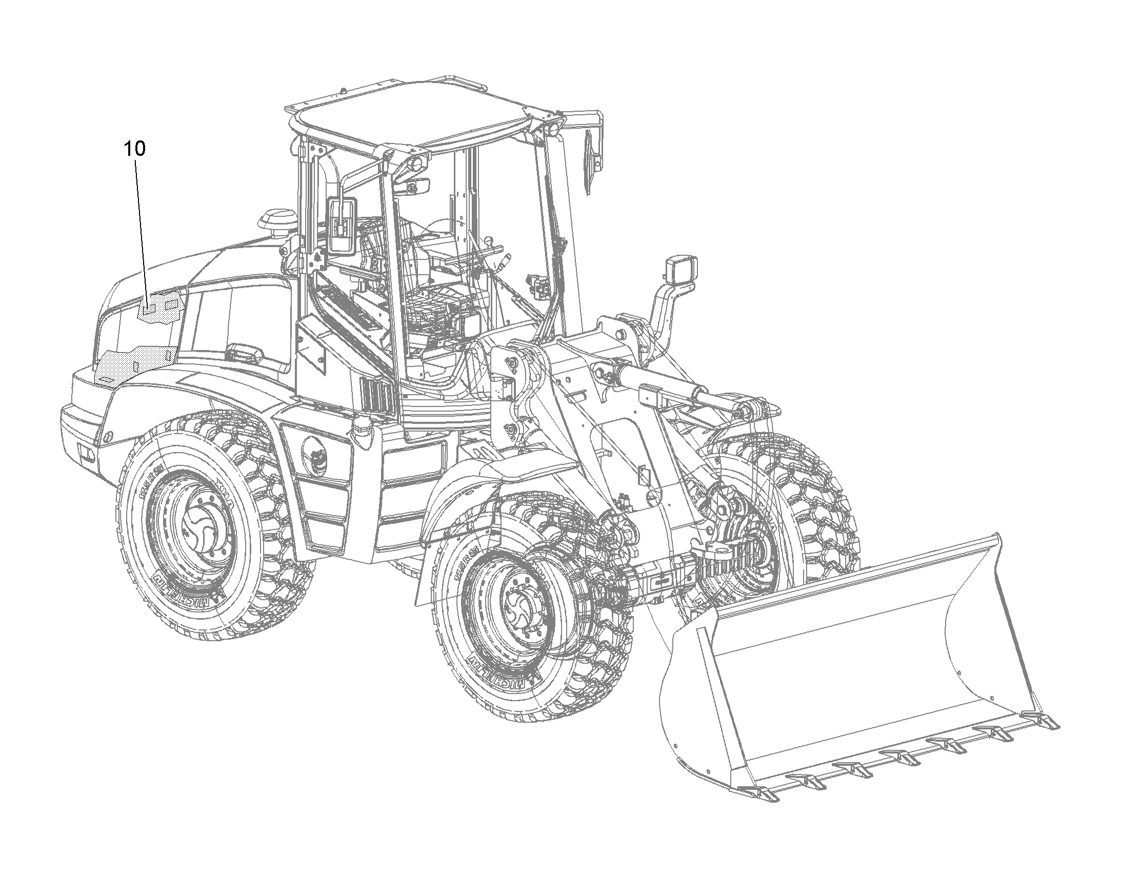 ТАБЛИЧКА 100mmX20mm 12558264 LIEBHERR