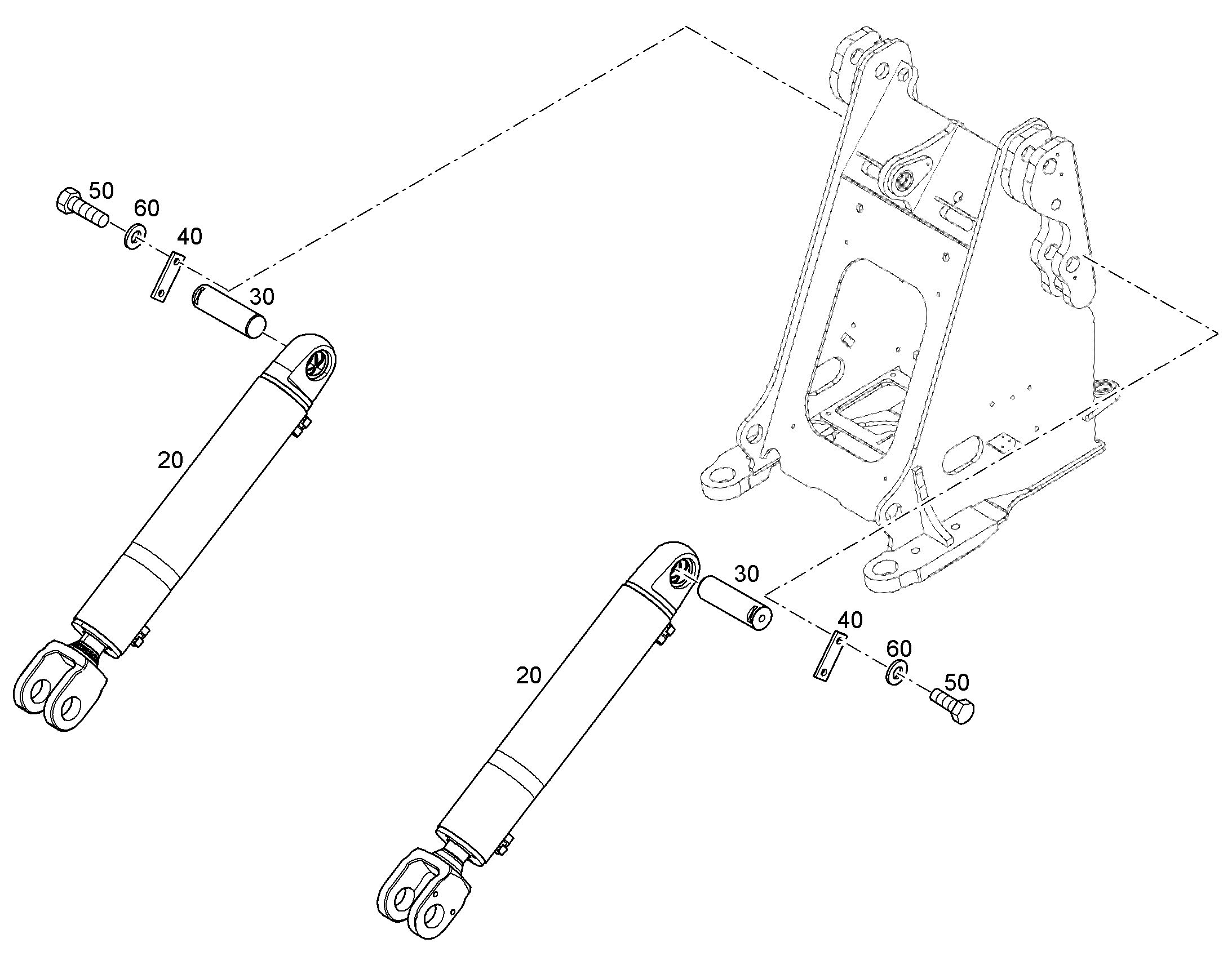 ЦИЛИНДР ПОДЪЕМНЫЙ 12204879 LIEBHERR