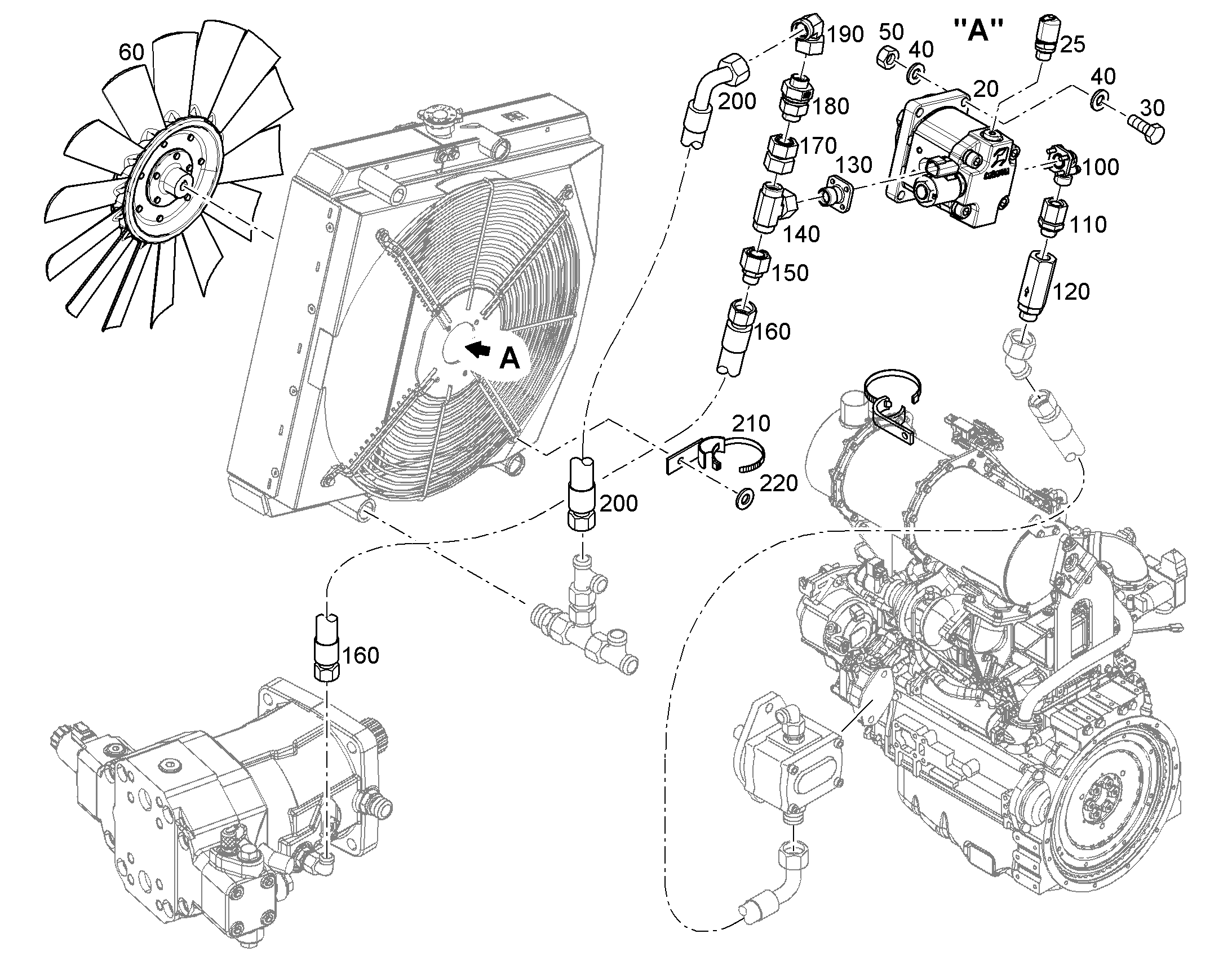 ШЛАНГ 12X1500 5618215 LIEBHERR