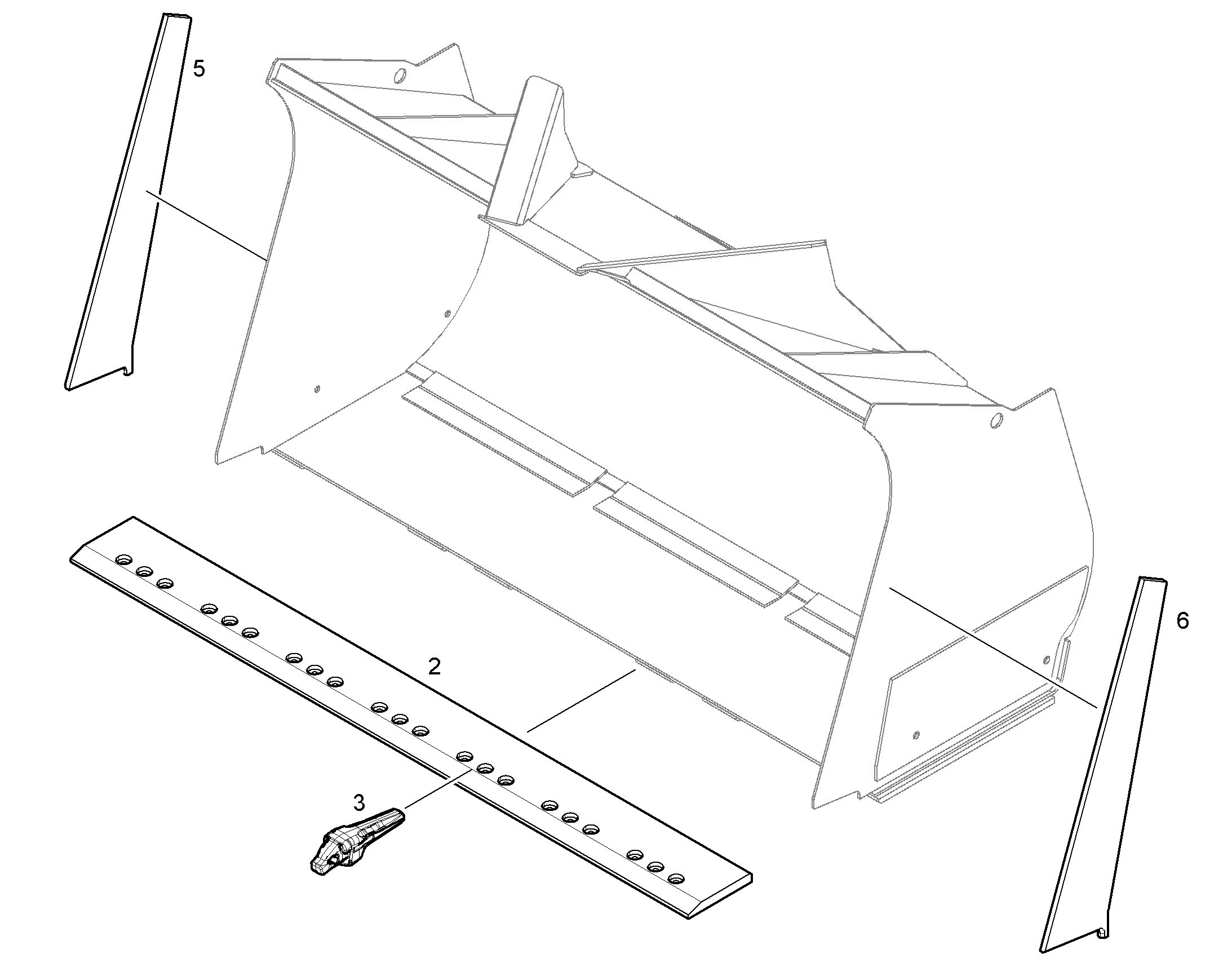 РЕЗЕЦ ГРУНТА 12553765 LIEBHERR