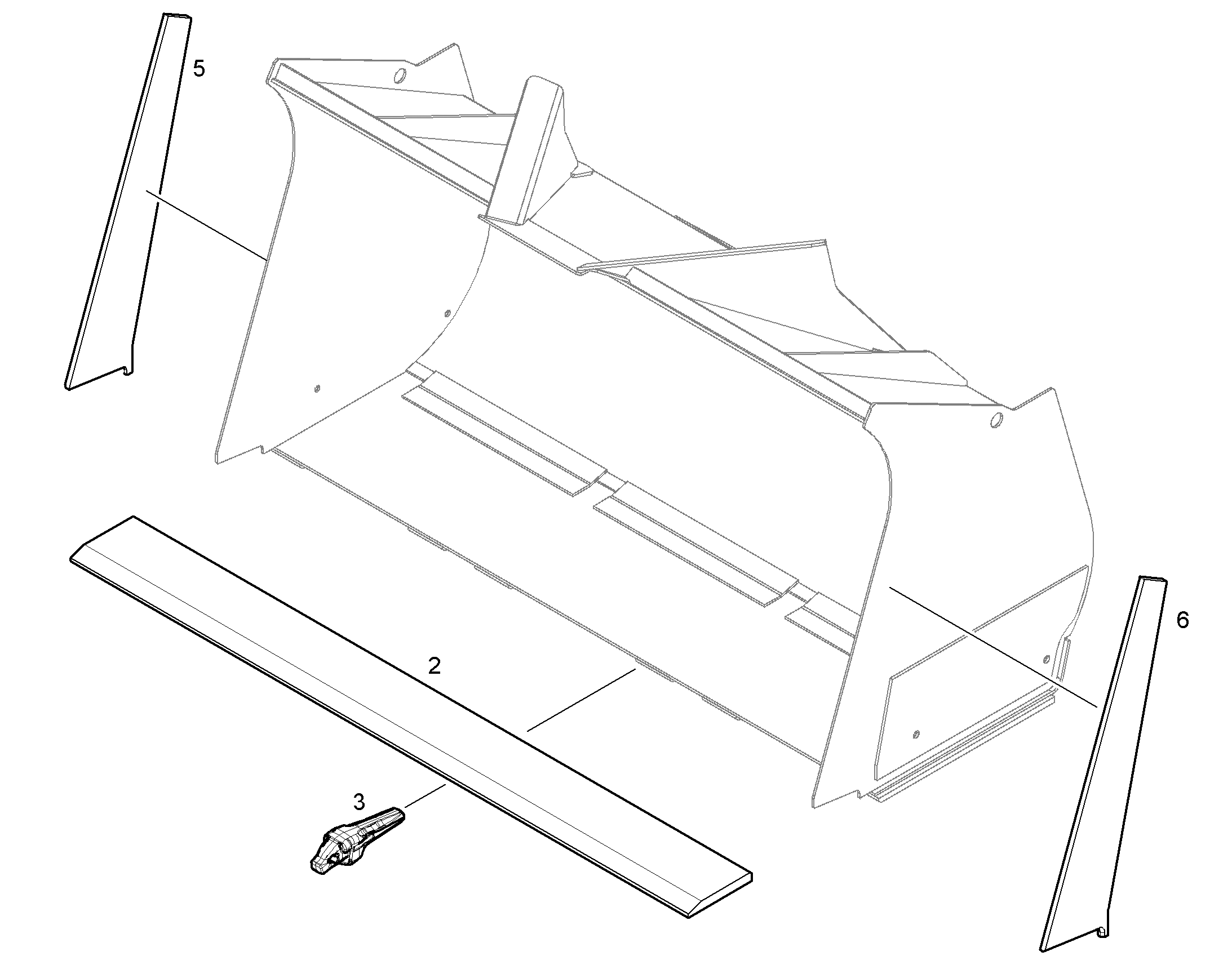 РЕЗЕЦ ГРУНТА 12581124 LIEBHERR