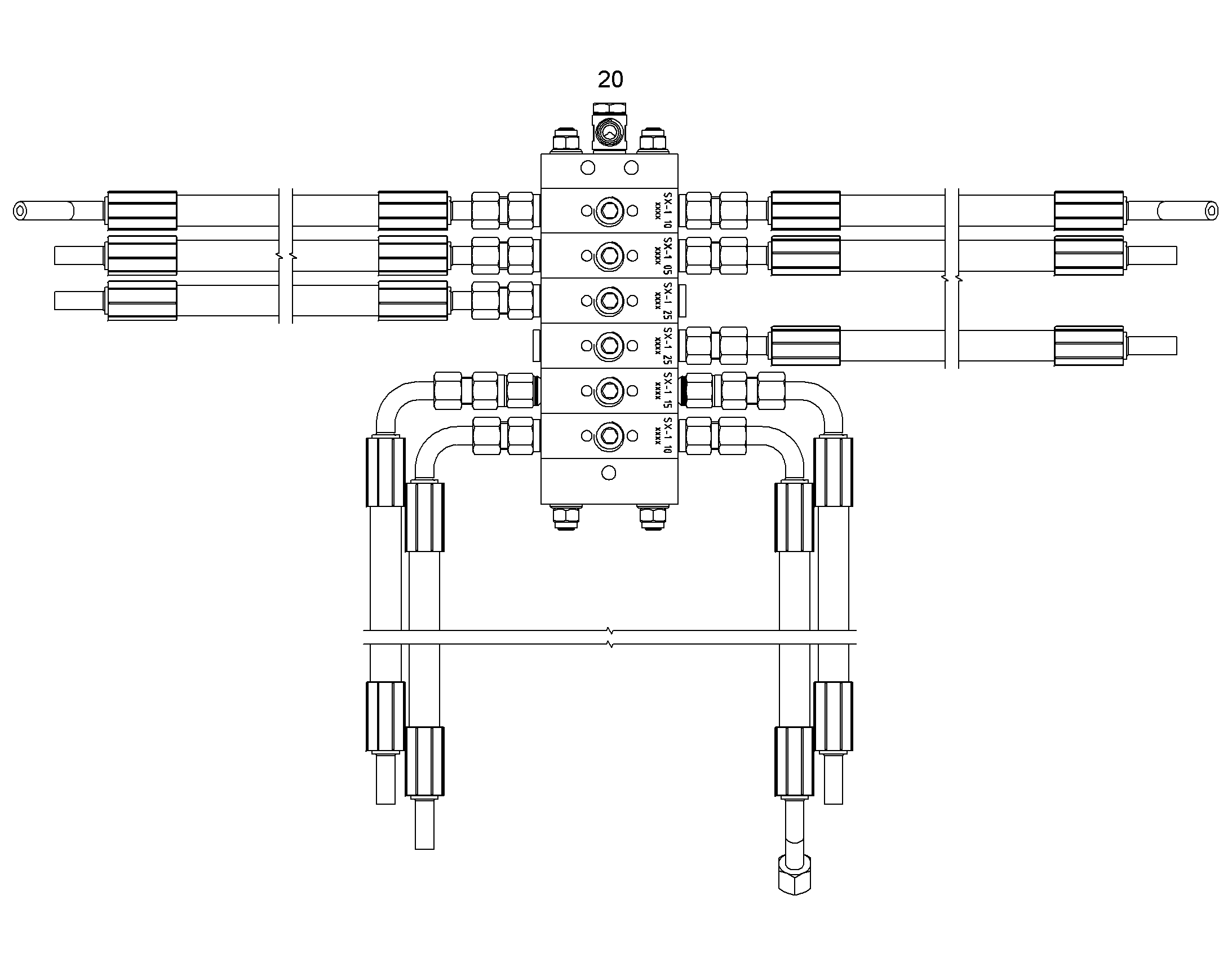 РАСПРЕДЕЛИТЕЛЬ SX-1 6/10 12236374 LIEBHERR