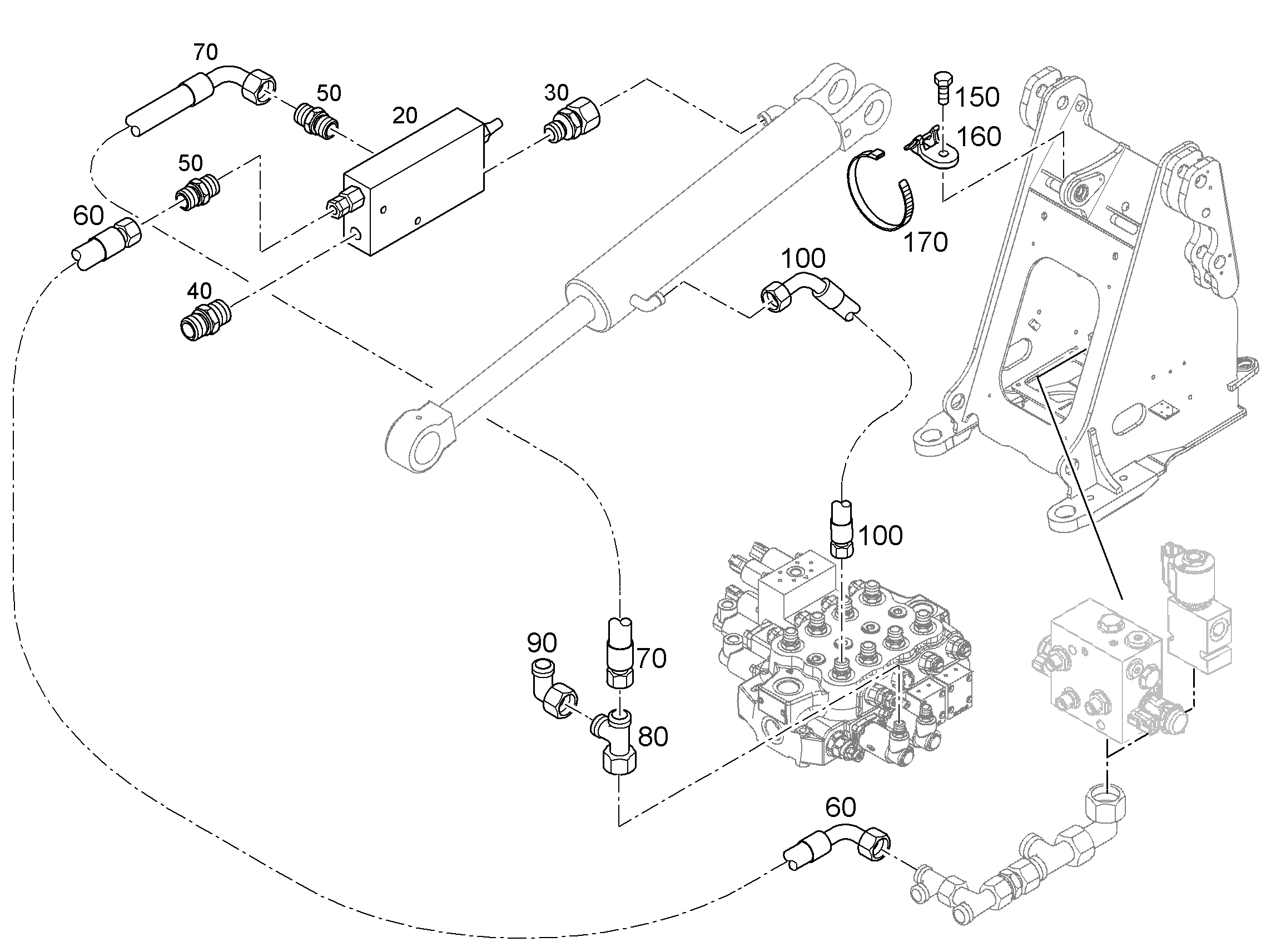 ШЛАНГ 8X2300 10219180 LIEBHERR