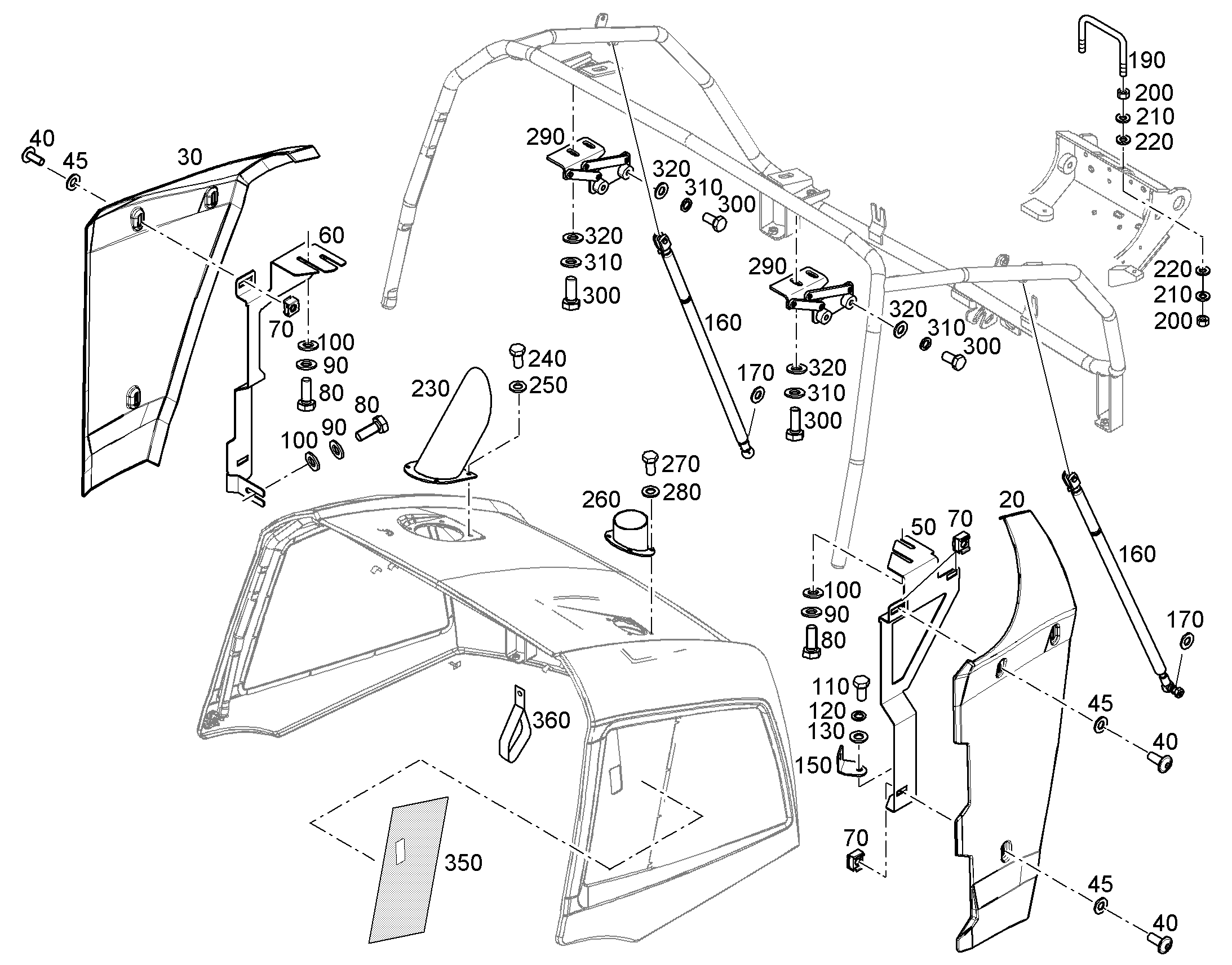 НАКЛЕЙКА 12569129 LIEBHERR