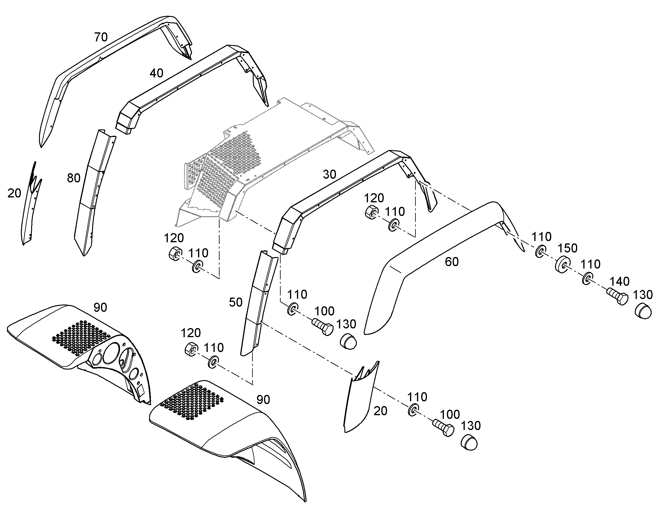 РАСШИРЕНИЕ LINKS OBEN 93020932 LIEBHERR