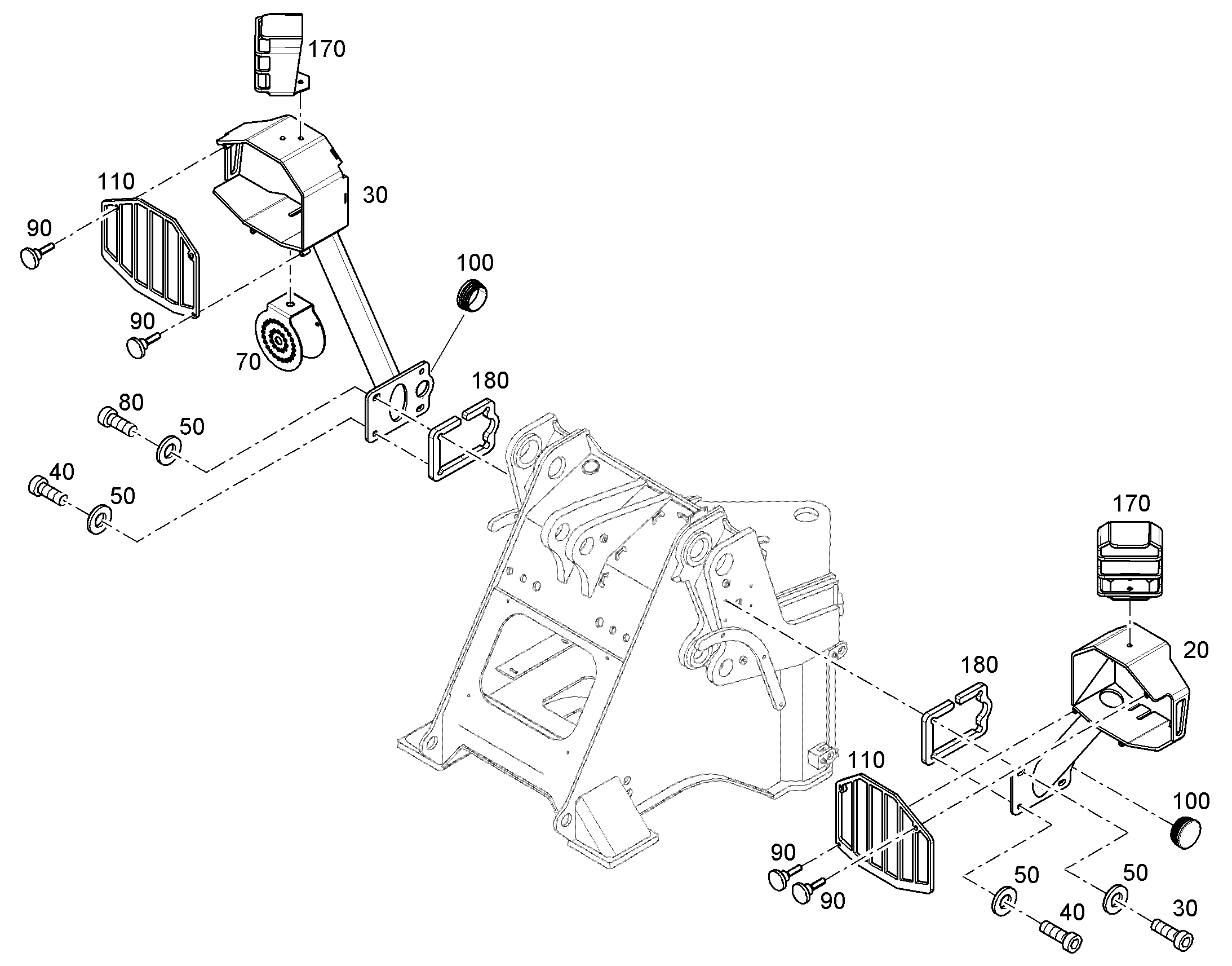 ВИНТ НАКАТНЫЙ DIN 464 M8X30 St 480H 12691275 LIEBHERR