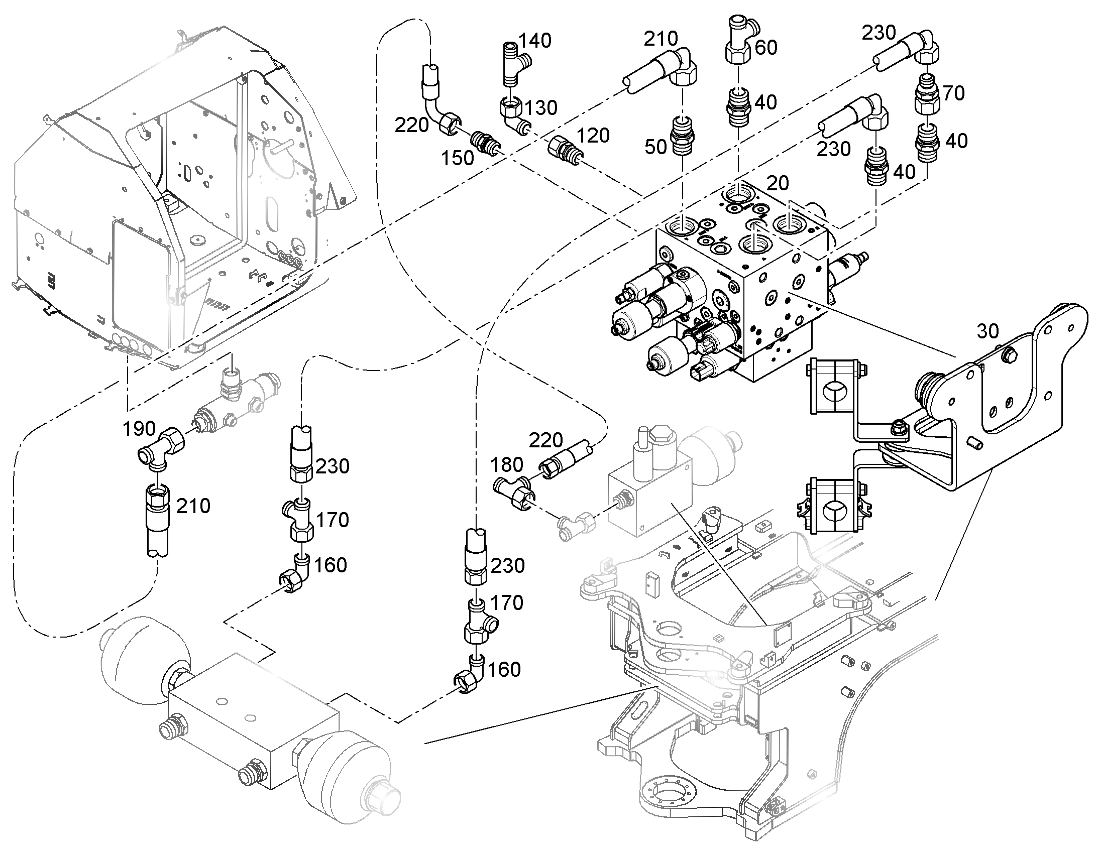 ШЛАНГ 16X1300 5602048 LIEBHERR