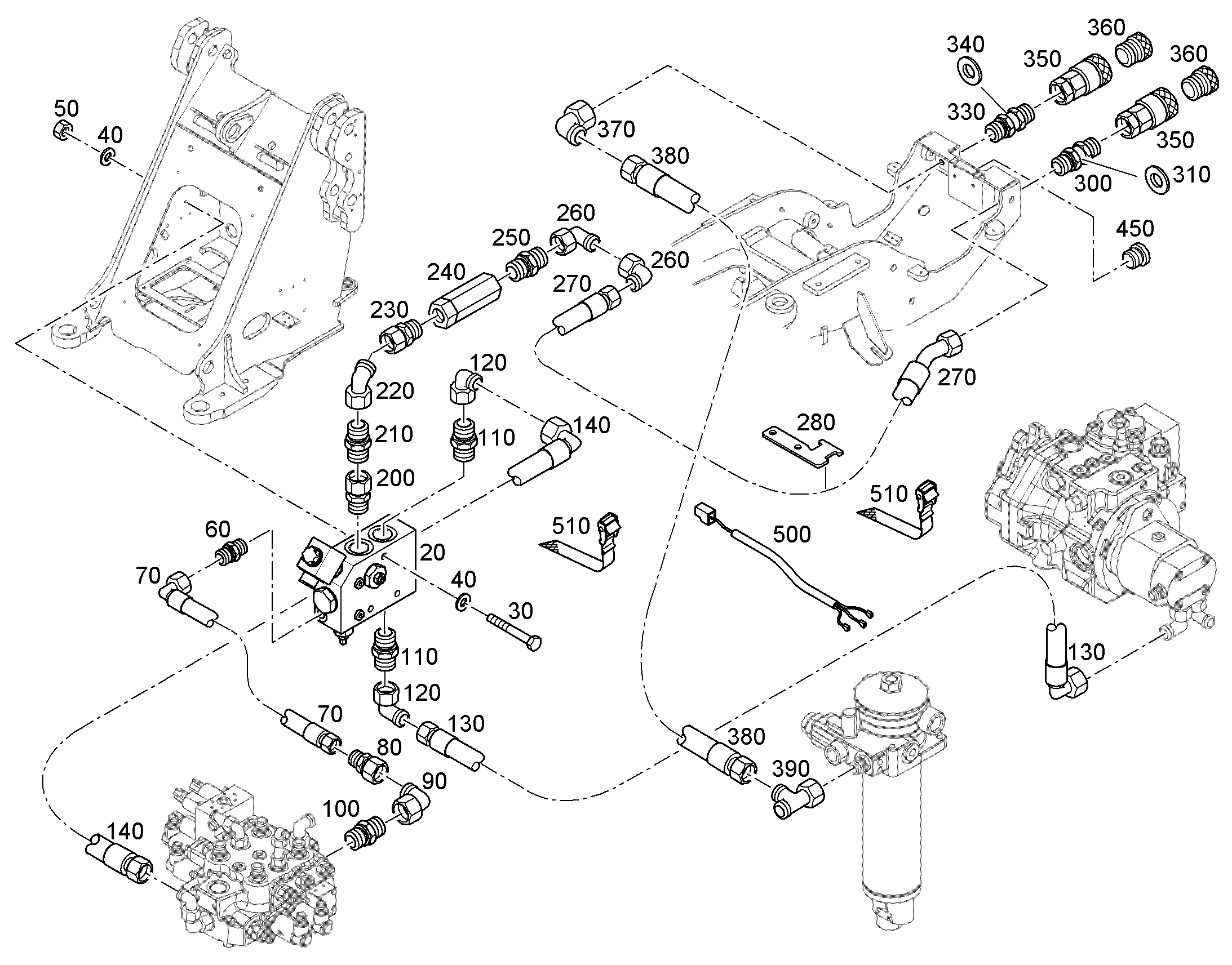 ШЛАНГ 16X3000 10002546 LIEBHERR