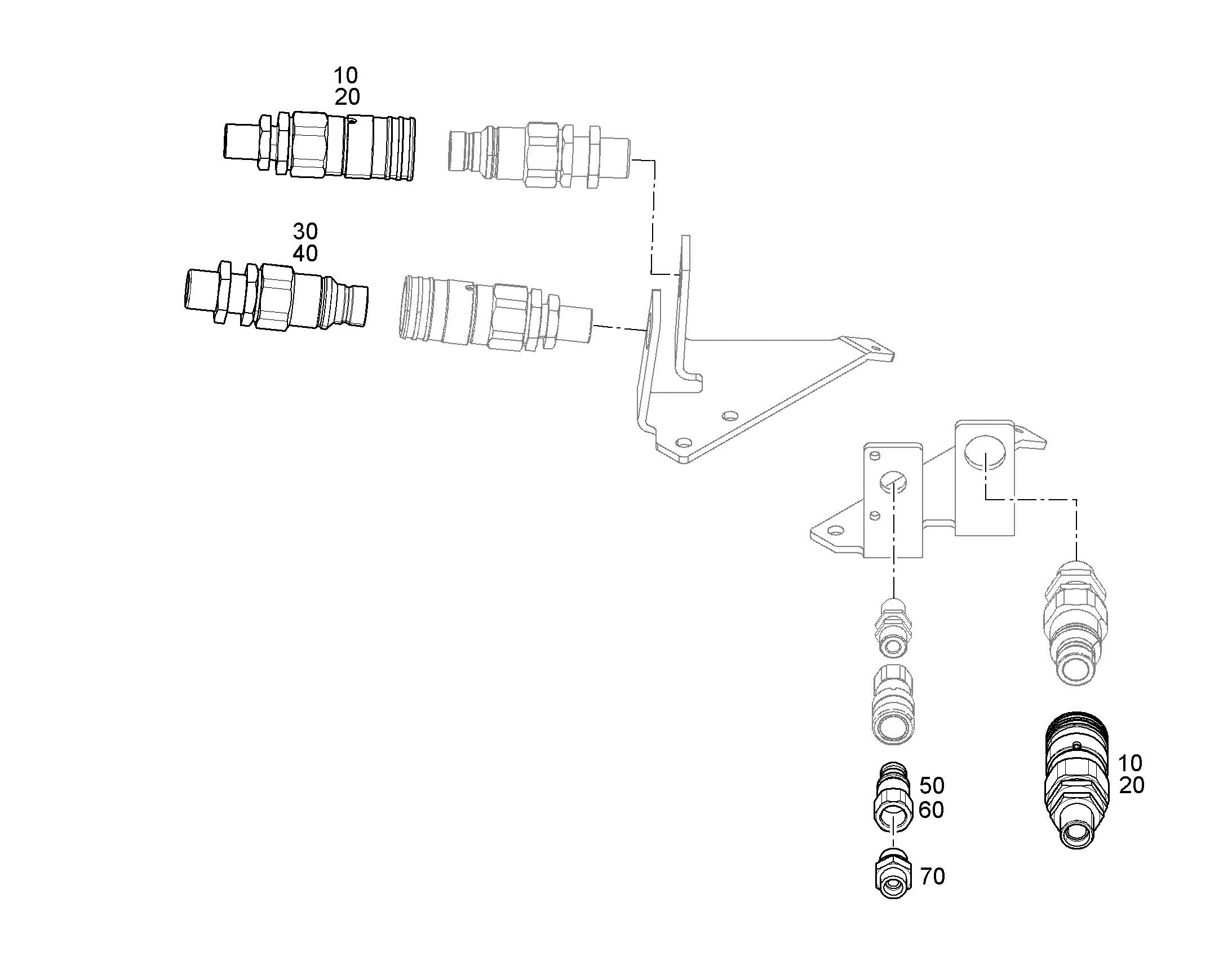 ШТЕКЕР G 1/2 10024970 LIEBHERR