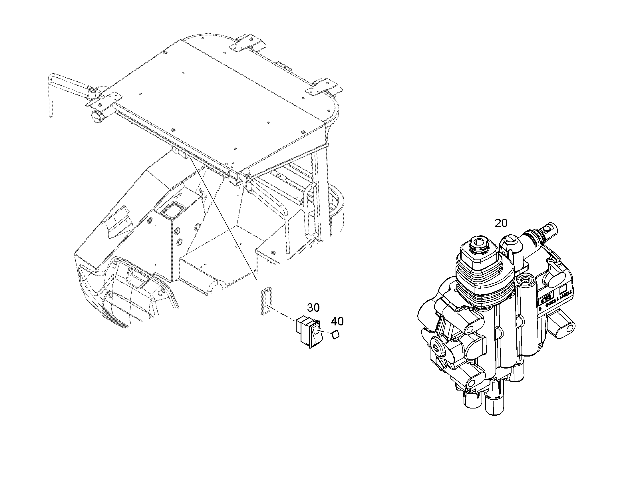 БЛОК УПРАВЛЕНИЯ 12242512 LIEBHERR