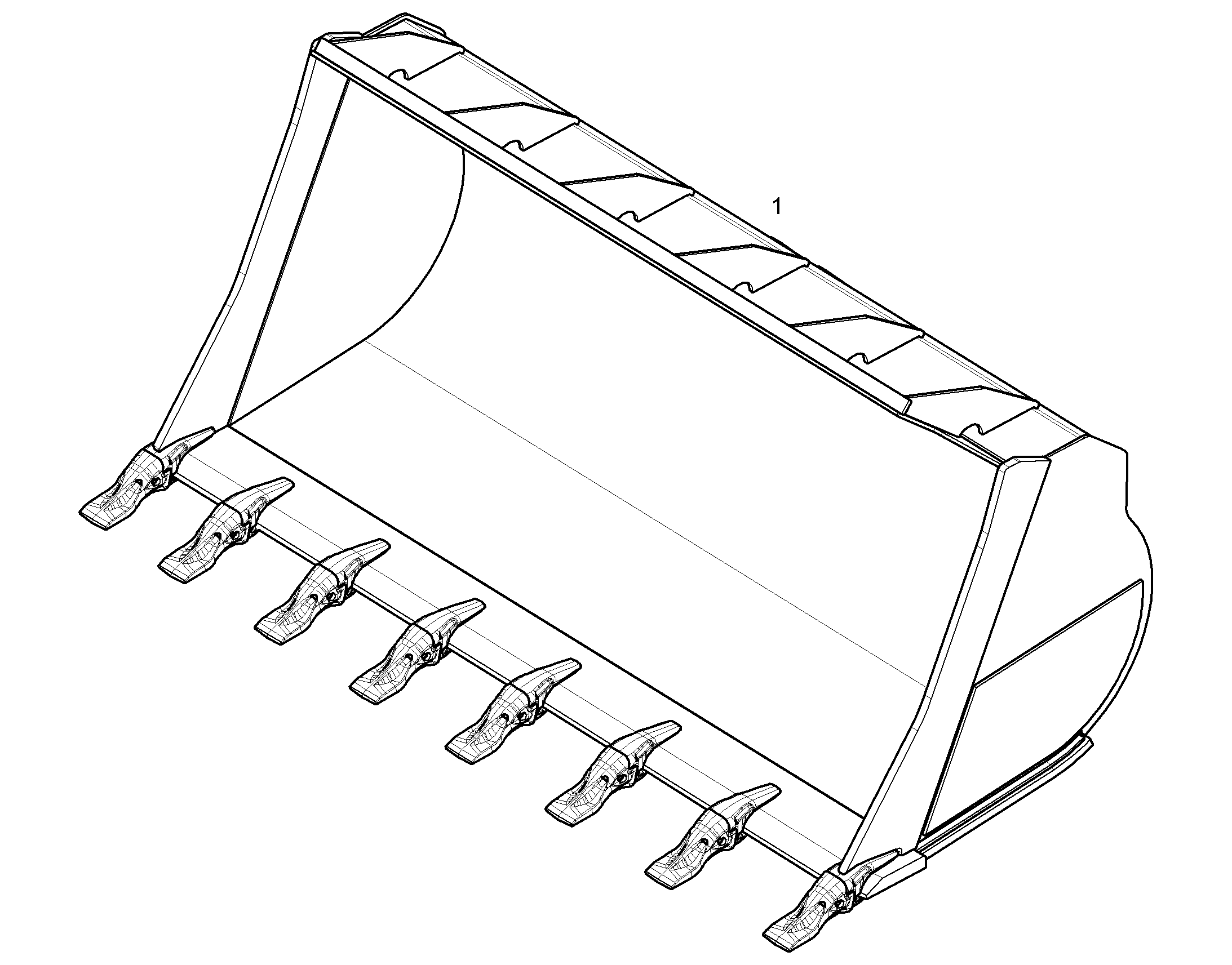 КОВШ HD 3600mm 6,5m³ 12203134 LIEBHERR