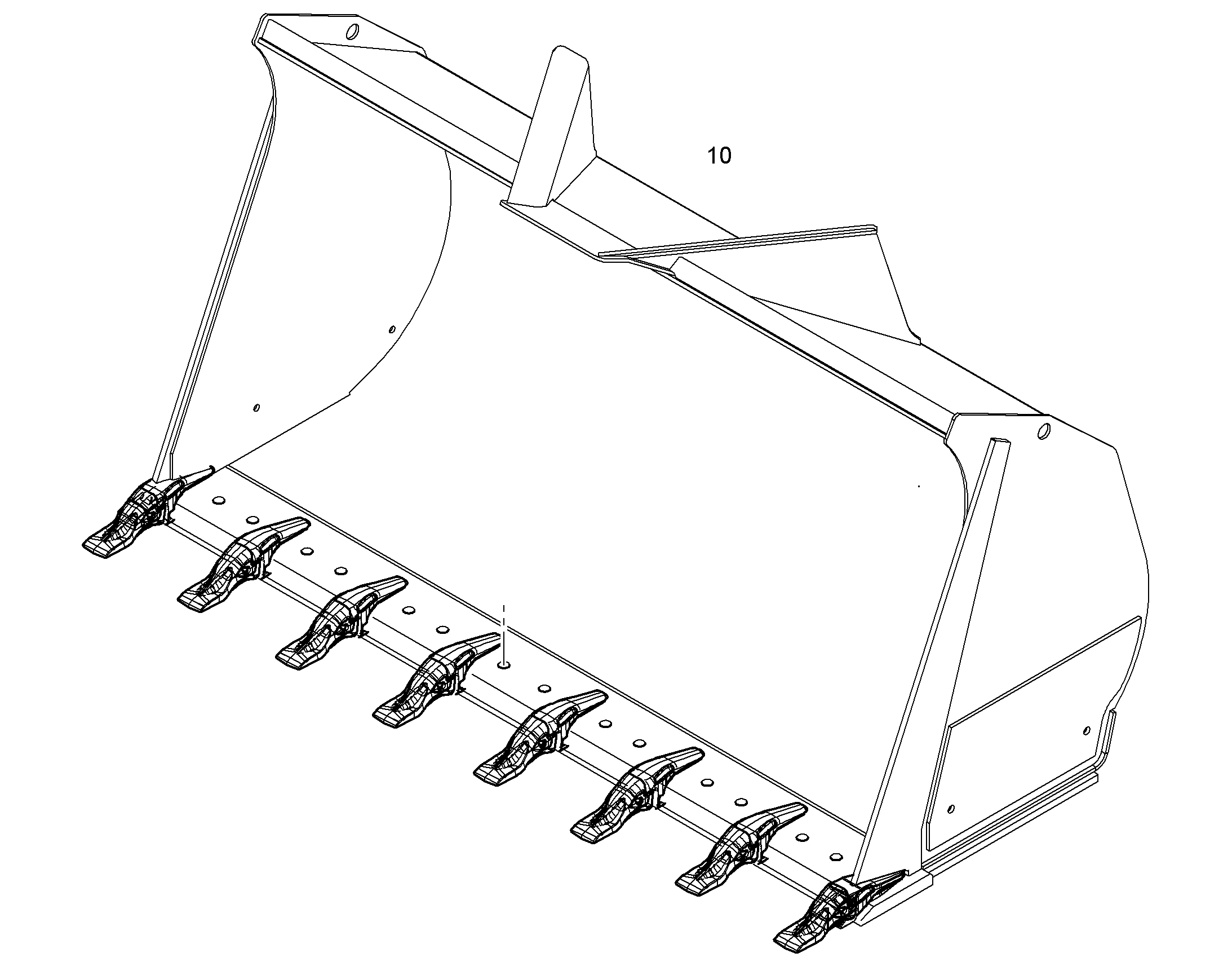 КОВШ 3000mm 5,2m³ 12212783 LIEBHERR