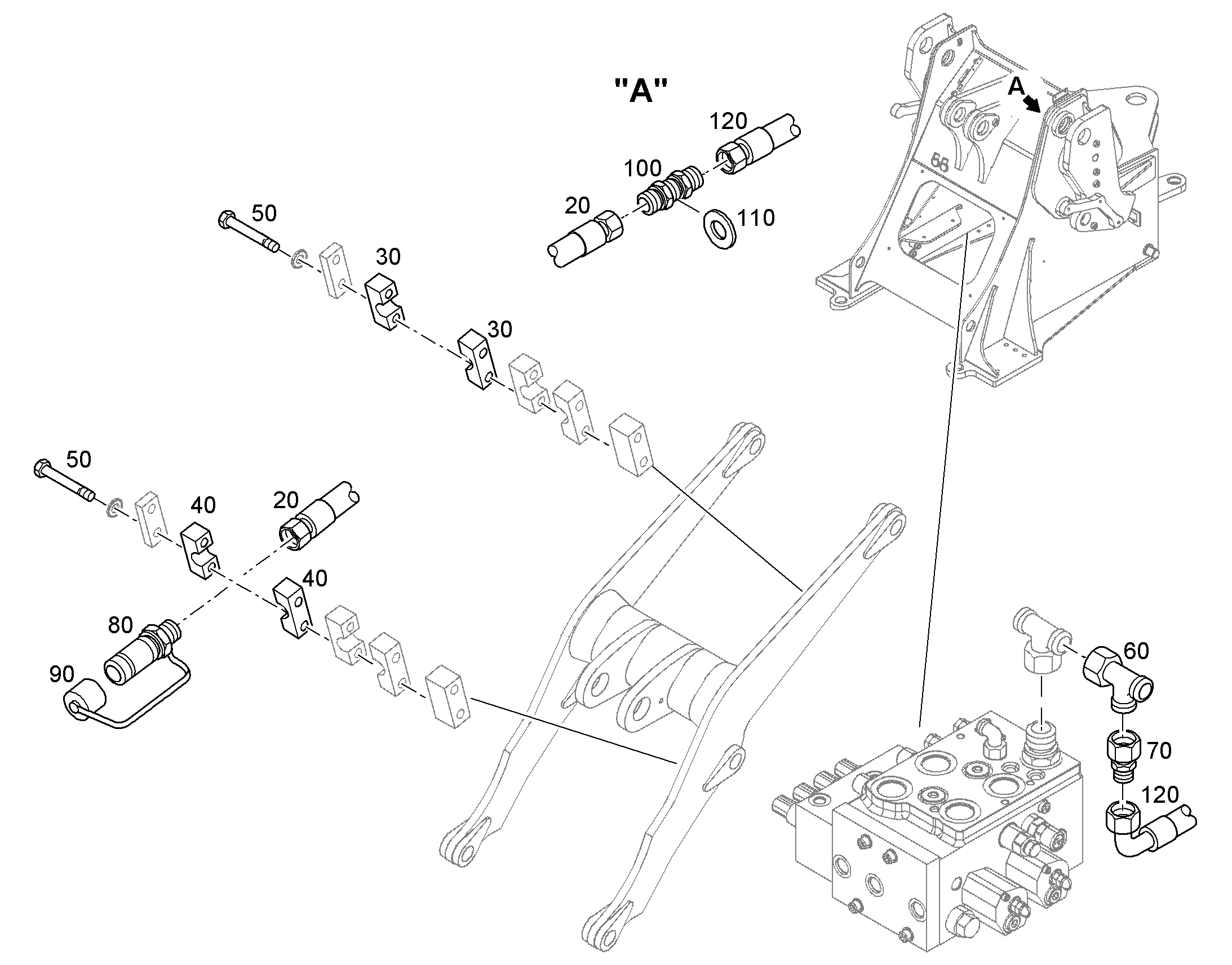 ШЛАНГ 20X2000 5619276 LIEBHERR