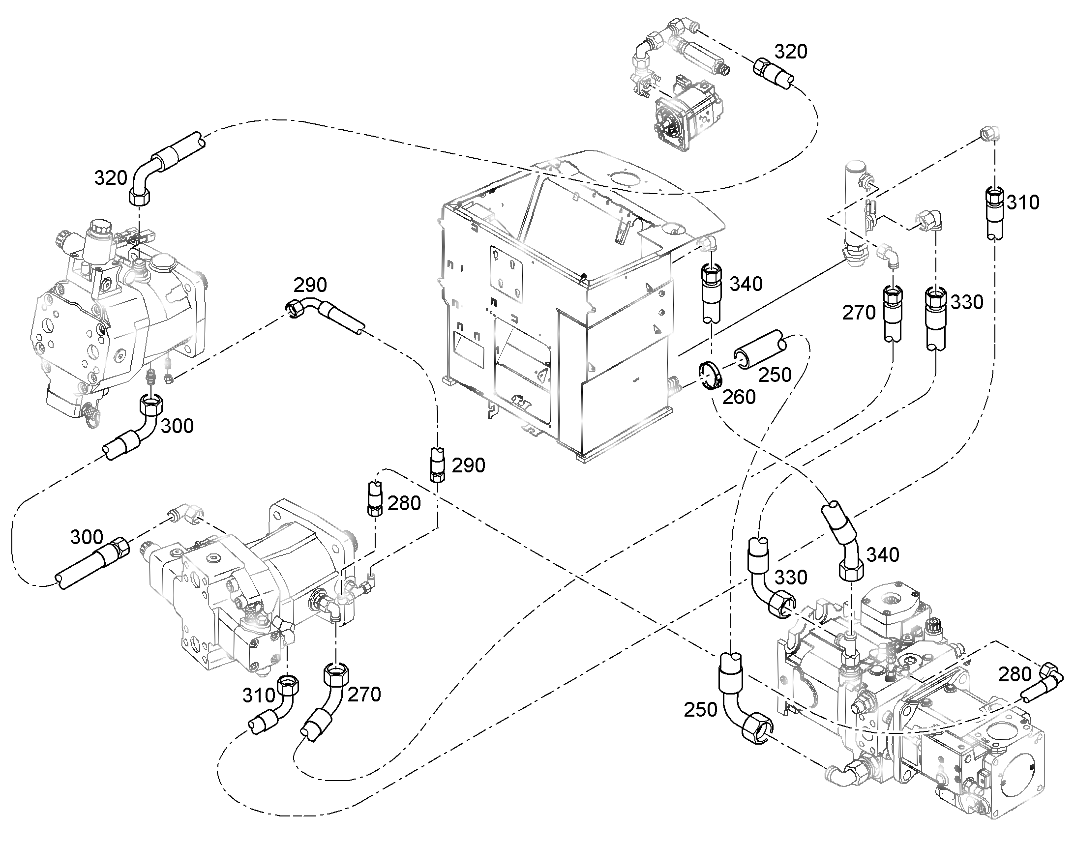 ШЛАНГ 25X1750 7412074 LIEBHERR