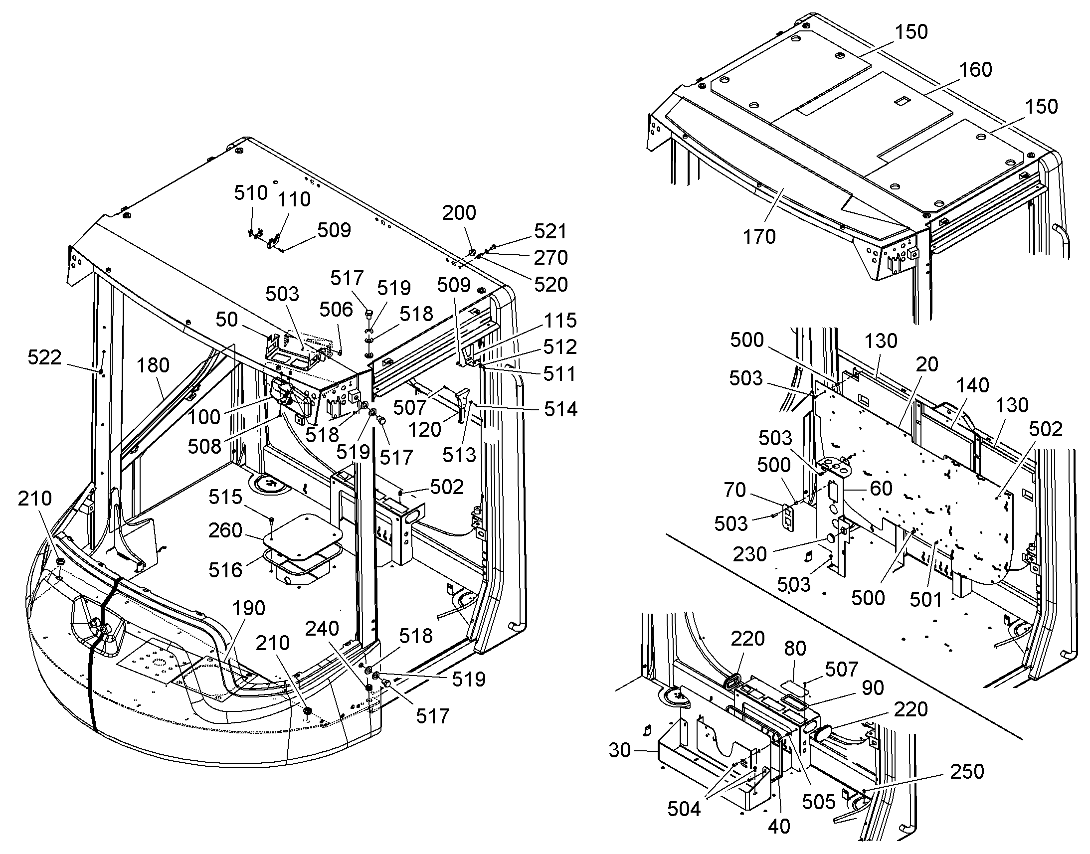 ГАЙКА-ЗАКЛЕПКА M4 12247302 LIEBHERR