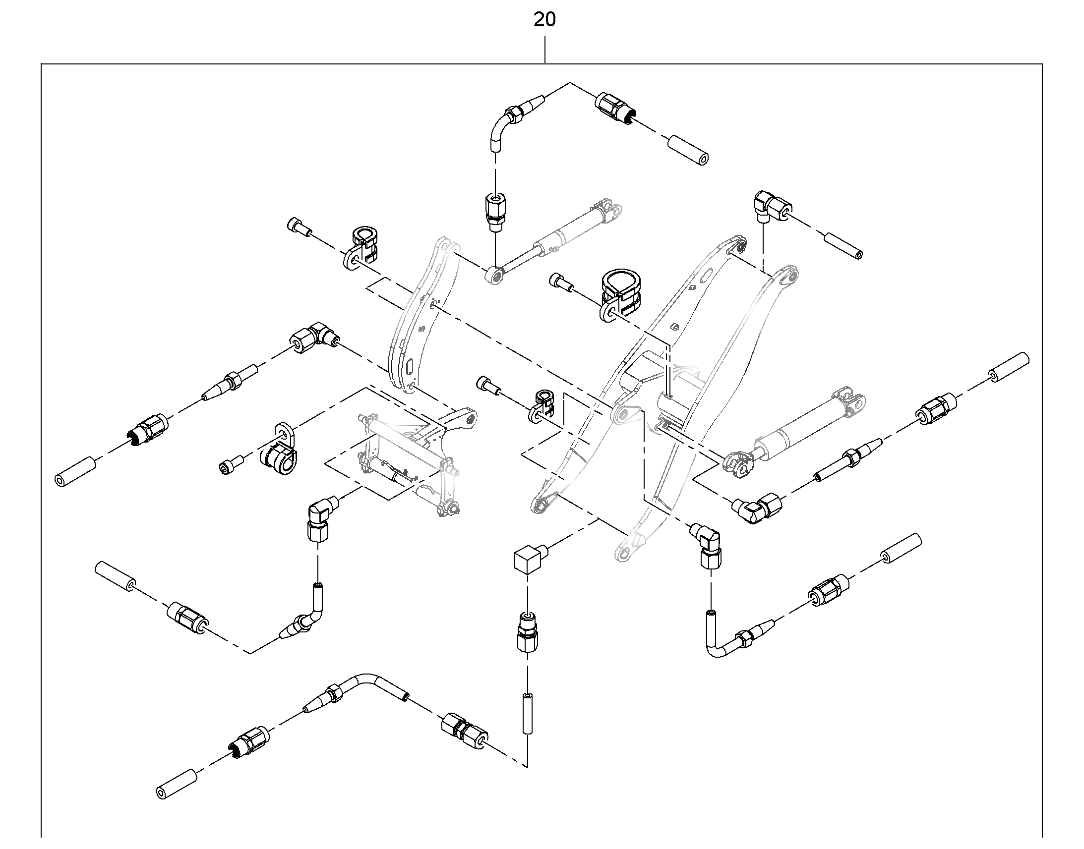 СМАЗОЧНЫЕ ЛИНИИ ПОДЪEМНИК 12247228 LIEBHERR