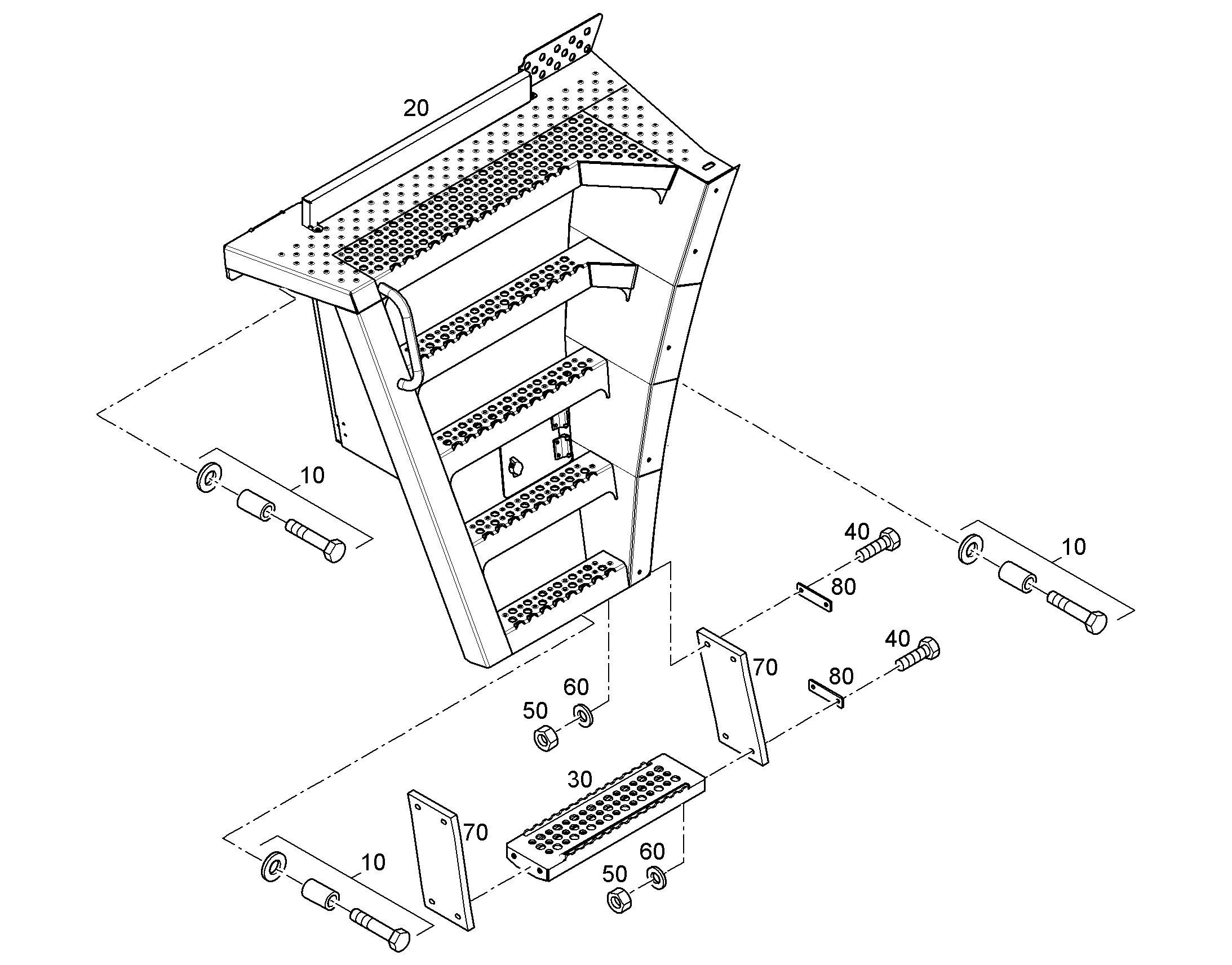 ПОДЪЕМ СЛЕВА 12845304 LIEBHERR