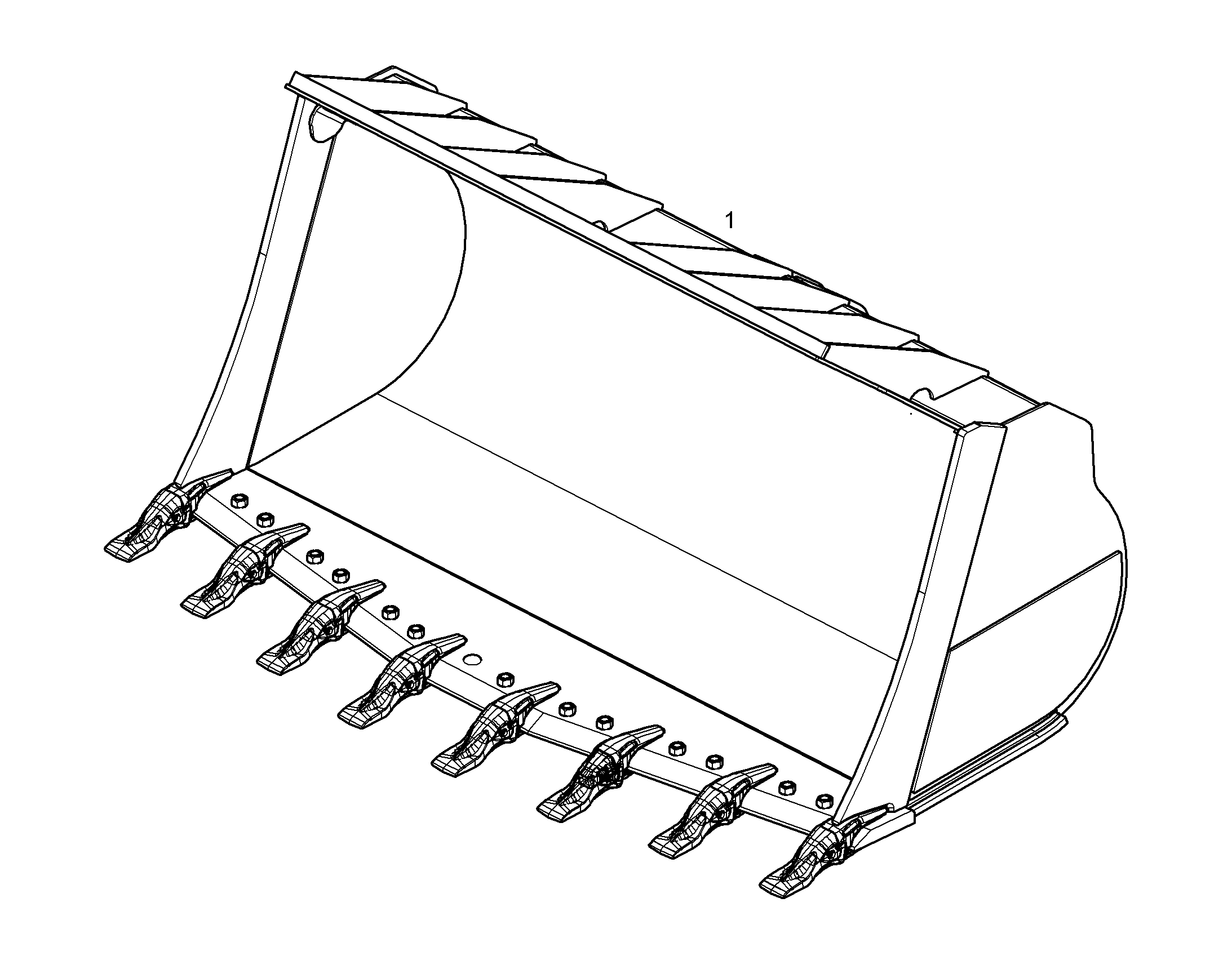 КОВШ ОТКИДНОЙ 3400mm 6m³ 11699401 LIEBHERR