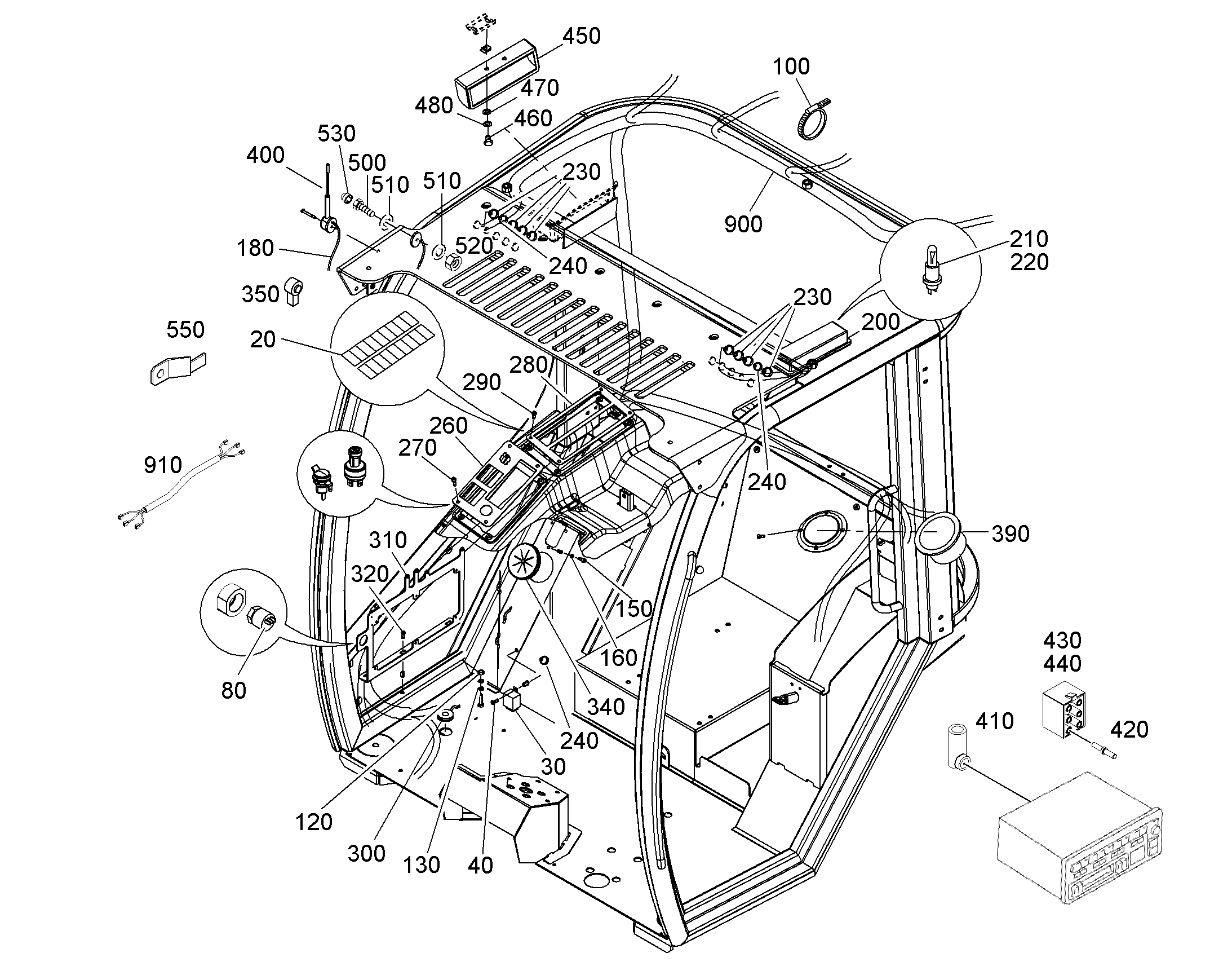 ПЕРЕКЛЮЧАТЕЛЬ В СБОРЕ 12828681 LIEBHERR
