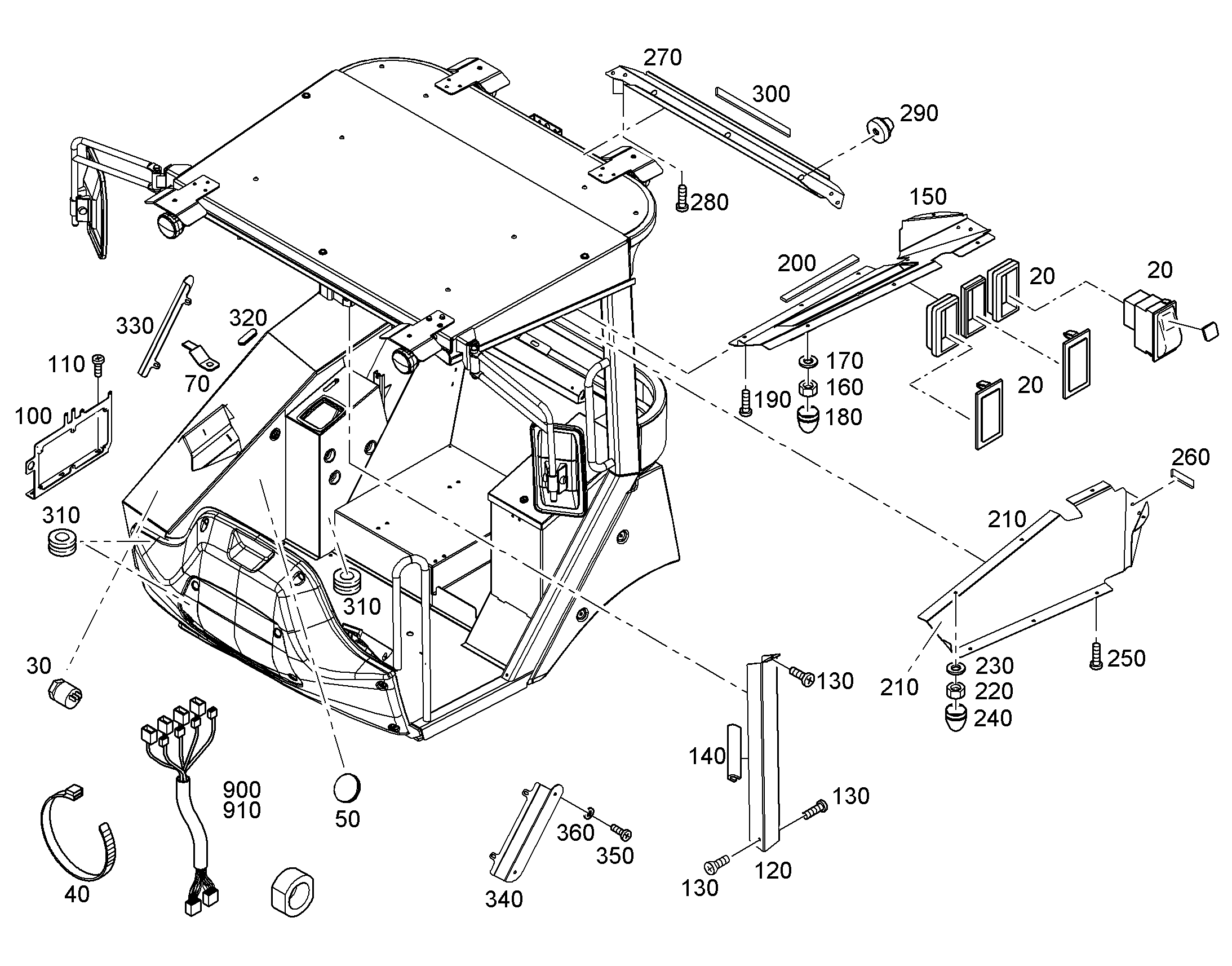 ПЕРЕКЛЮЧАТЕЛЬ В СБОРЕ 12828702 LIEBHERR