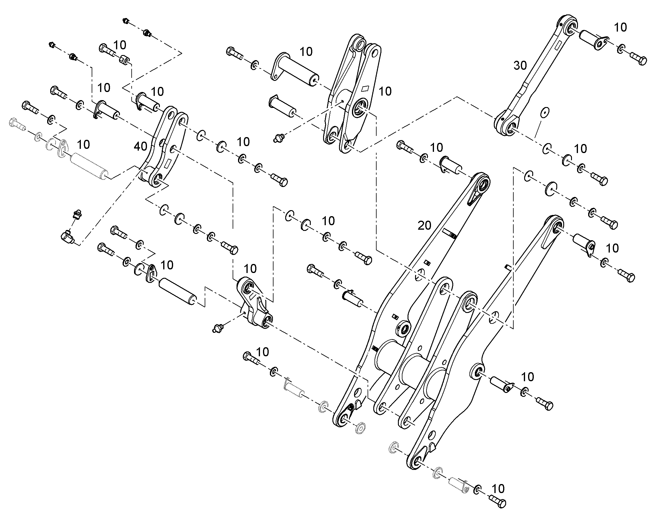 РЫЧАГ ПОВОРОТНЫЙ 12865067 LIEBHERR