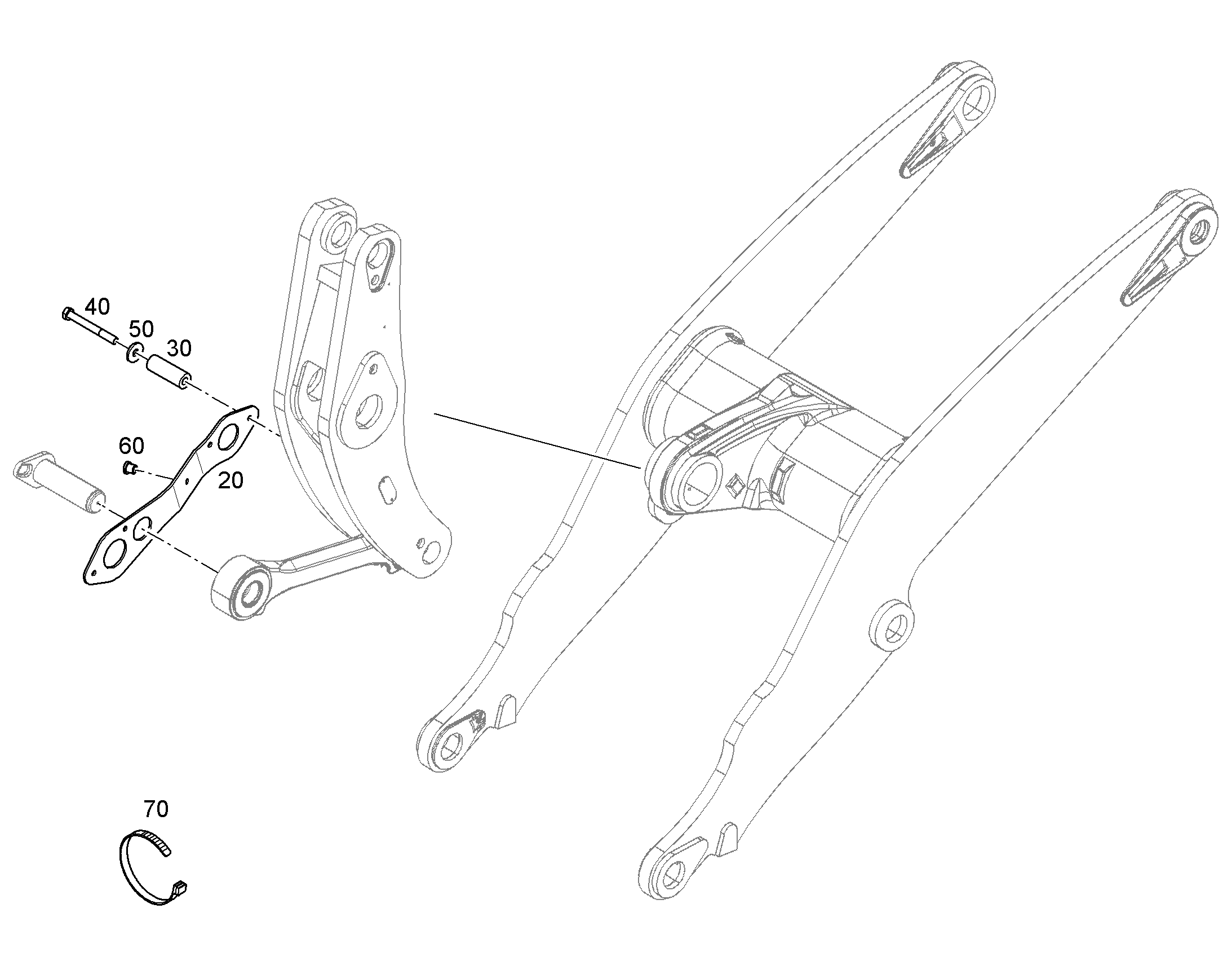СКОБА ПРЕДОХРАНИТЕЛЬНАЯ 12936452 LIEBHERR
