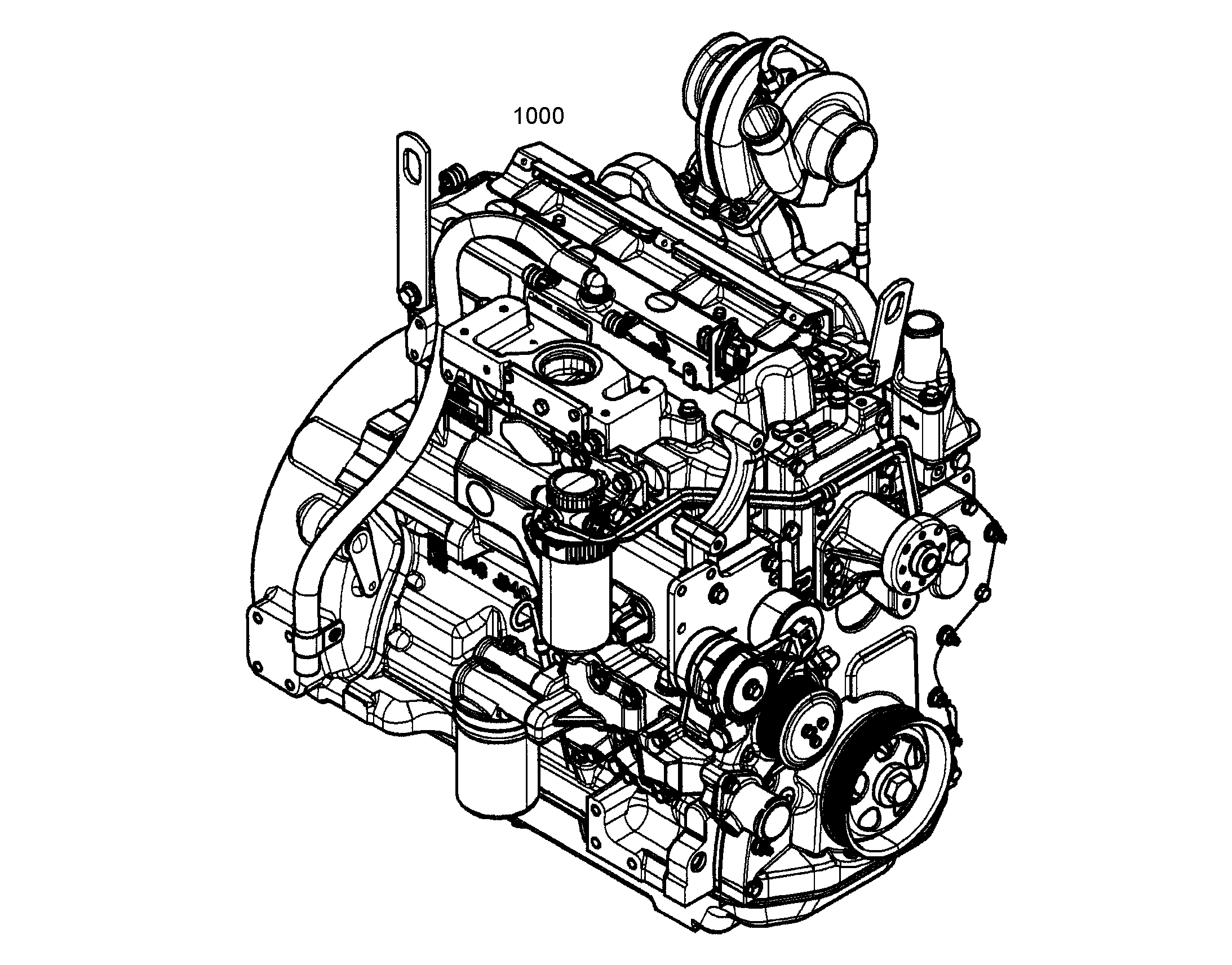 ДВИГАТЕЛЬ ДИЗЕЛЬНЫЙ 4045HLC07 12259157 LIEBHERR