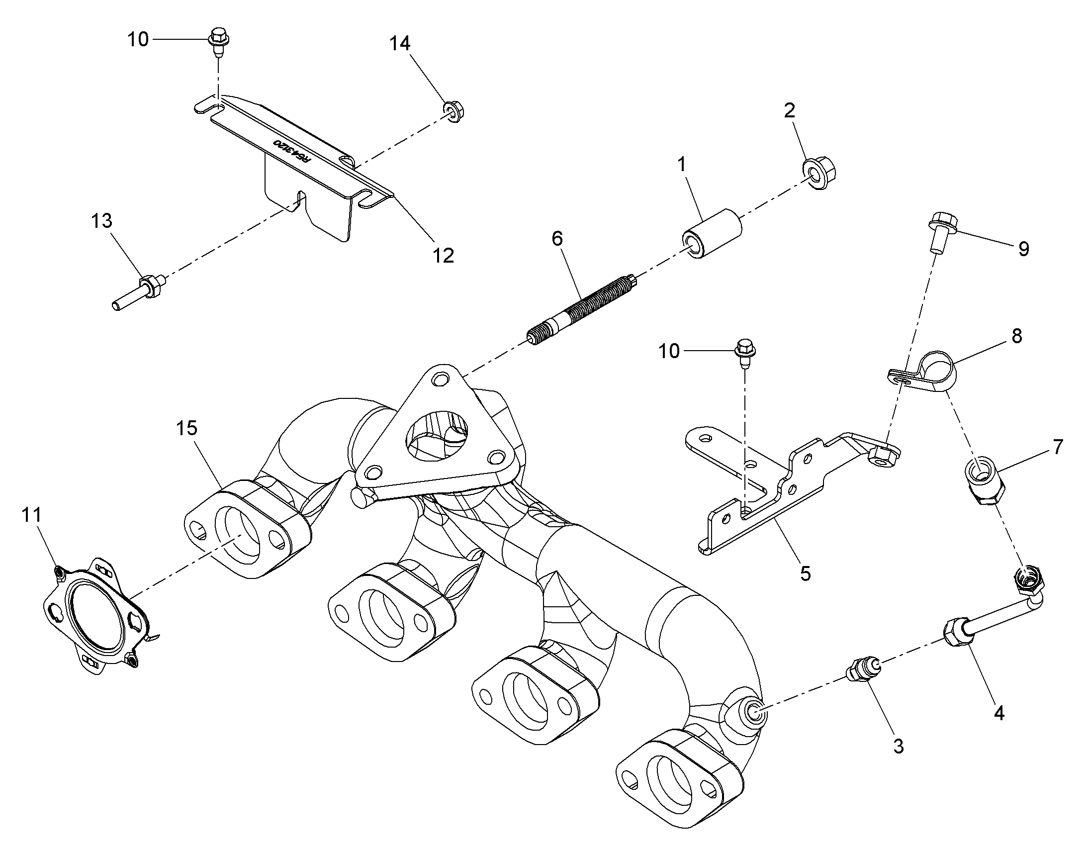 РАСПОРКА 12252702 LIEBHERR