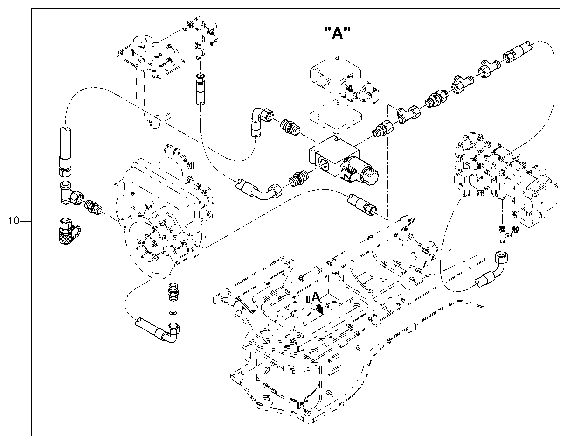 ЭЛЕКТРОСХЕМА 12871216 LIEBHERR