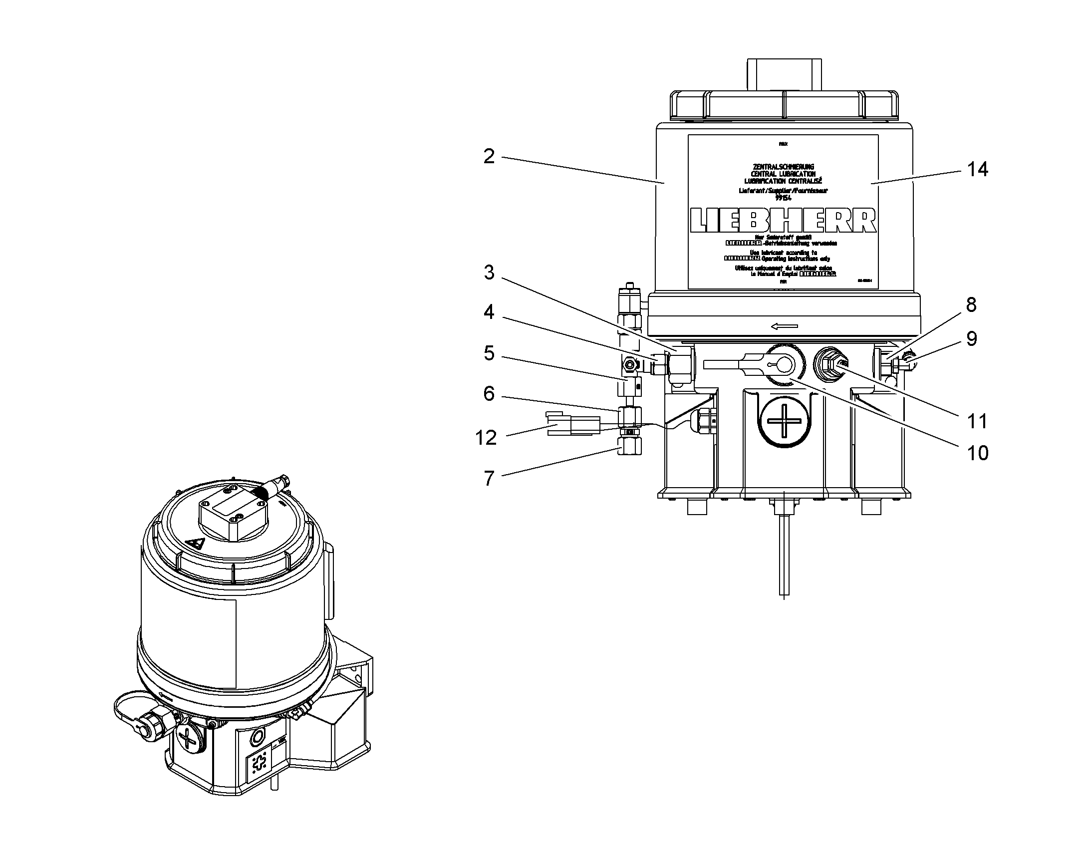 НАКЛЕЙКА 12264237 LIEBHERR