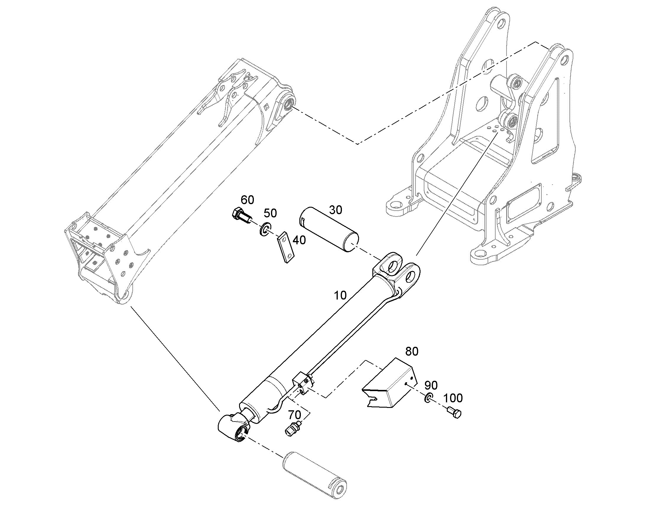 ЦИЛИНДР ПОДЪЕМНЫЙ 12234901 LIEBHERR