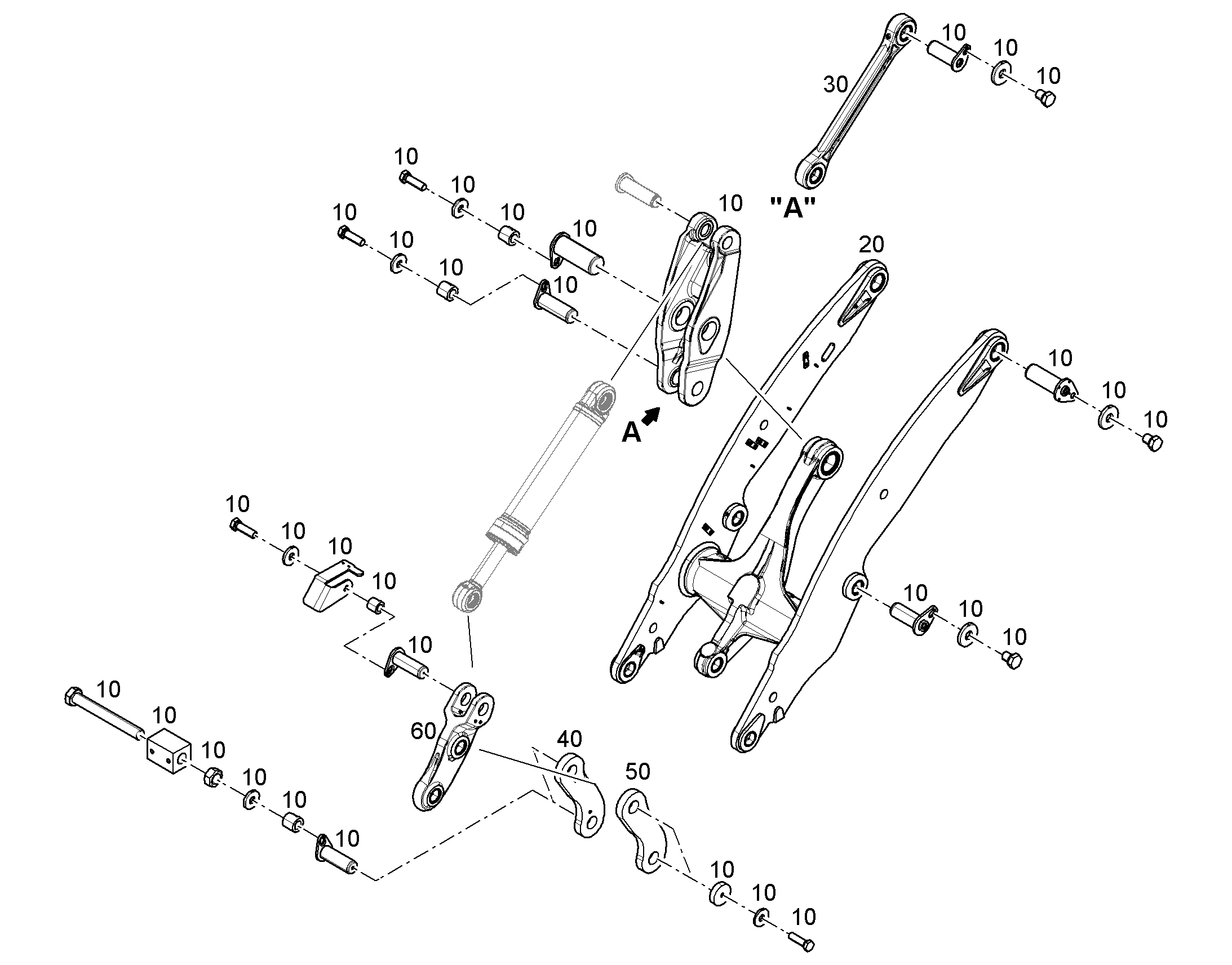 СЕРЬГА СОЕДИНИТЕЛЬНАЯ 12988692 LIEBHERR