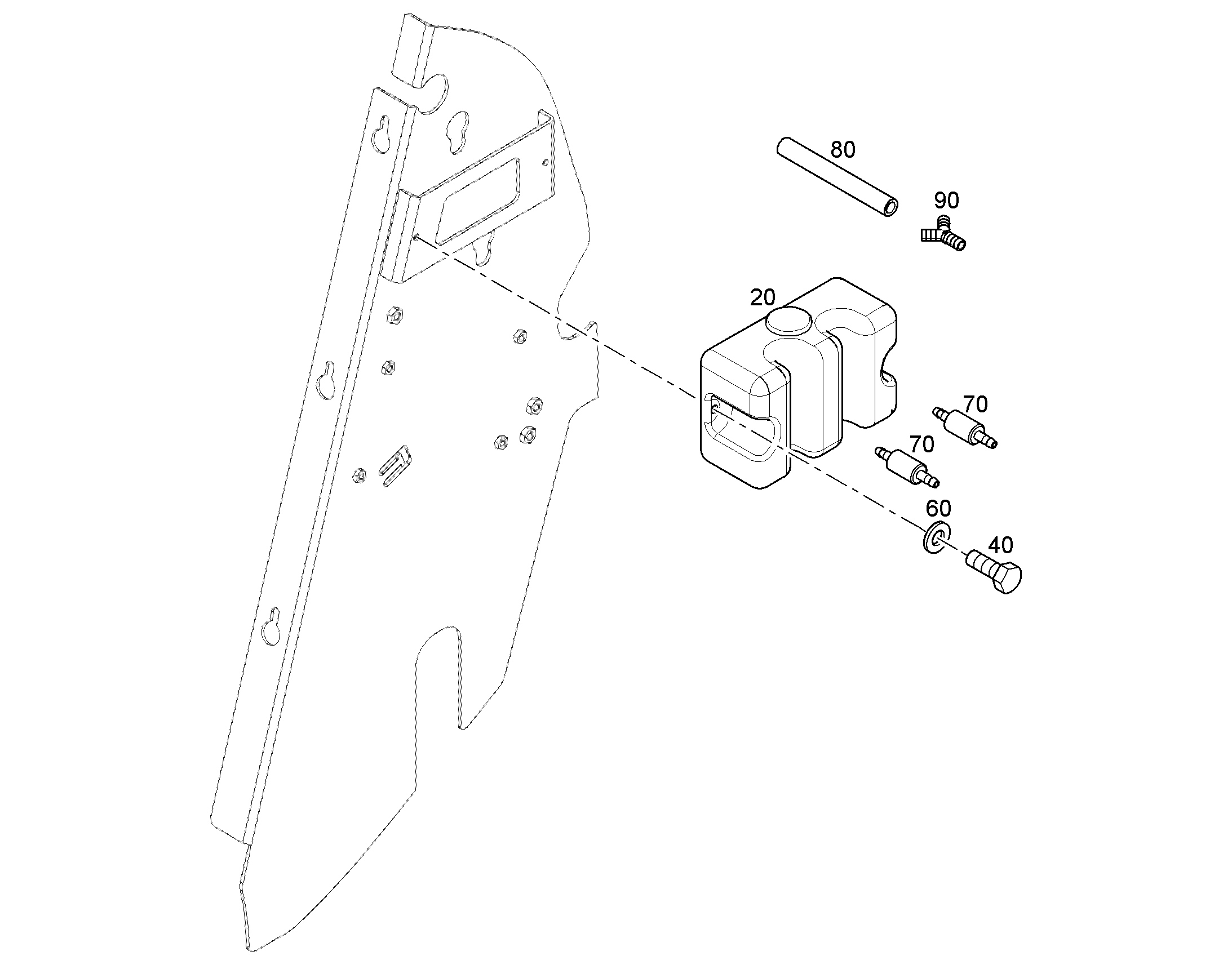 ШЛАНГОВЫЙ СОЕДИНИТЕЛЬНЫЙ ЭЛЕМЕ 12697545 LIEBHERR