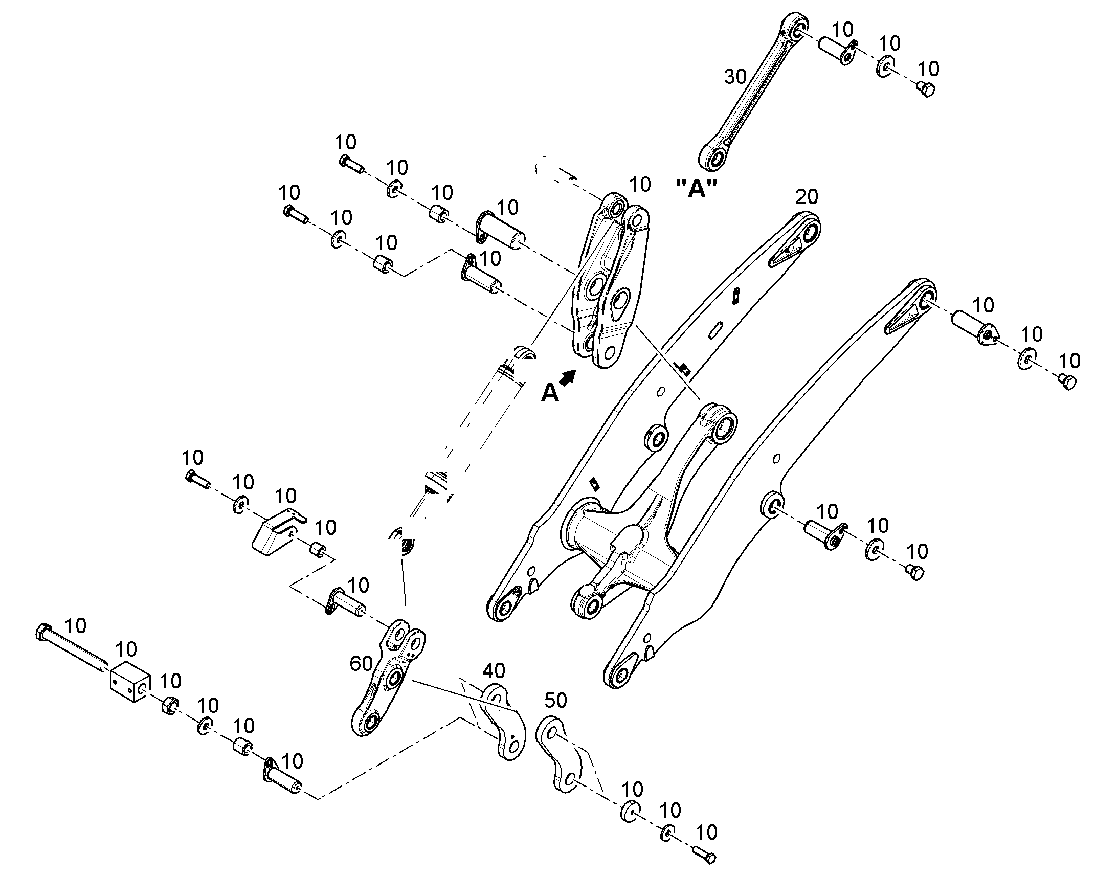 КРОНШТЕЙН КОВША 12944995 LIEBHERR