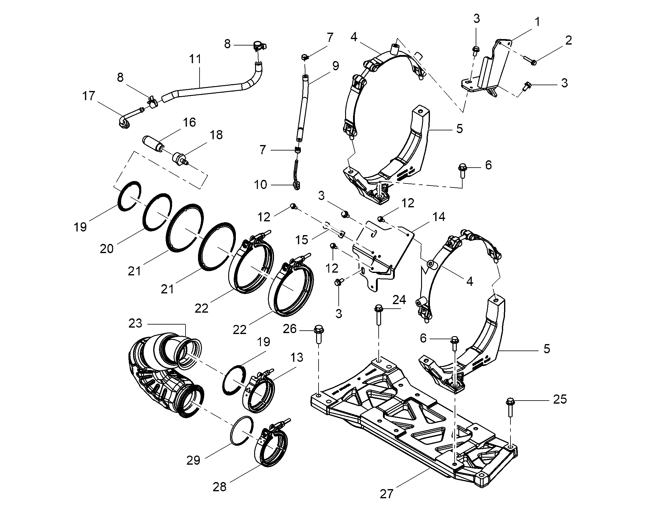 СКОБА 12273447 LIEBHERR